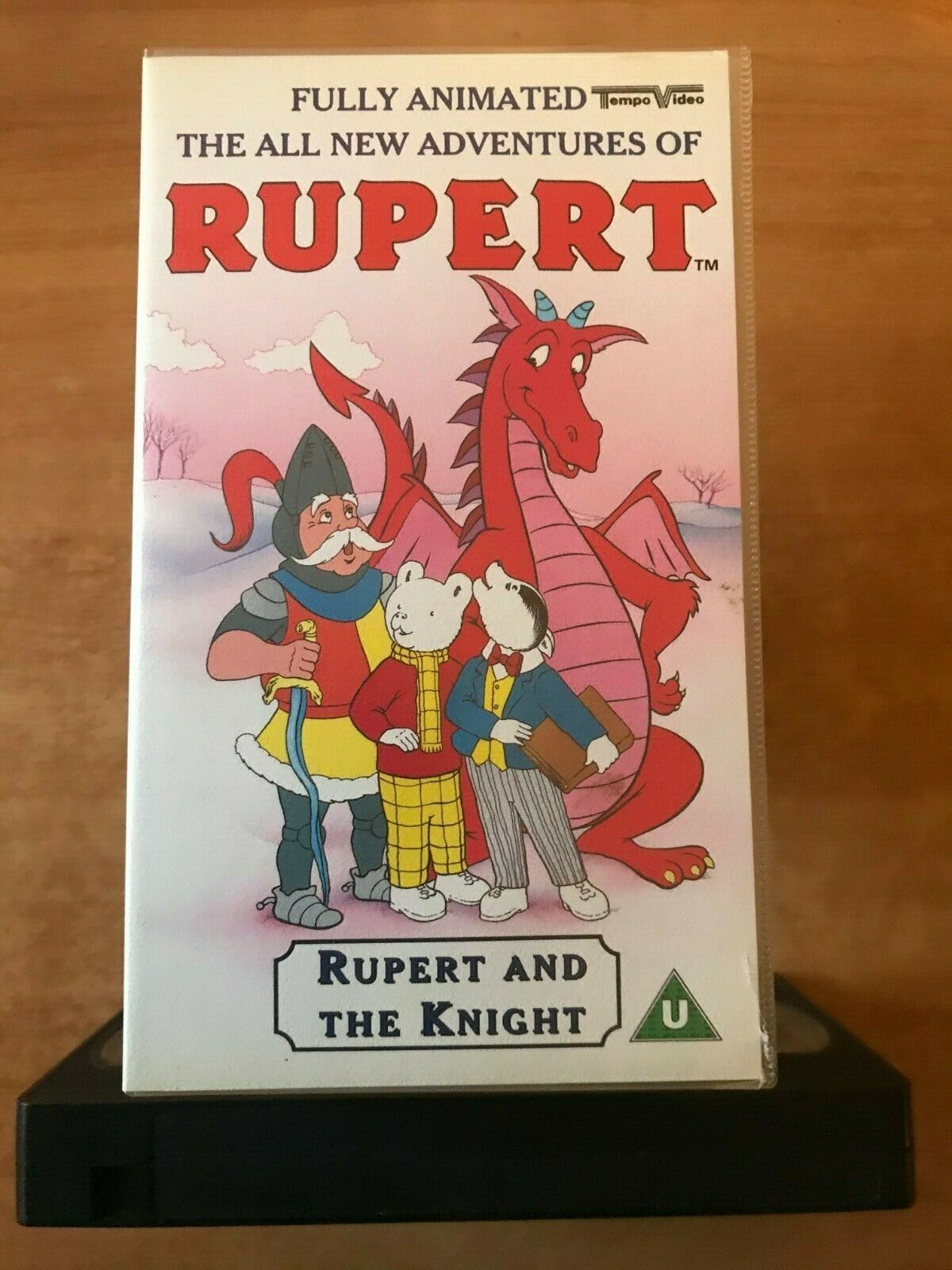 Rupert: Rupert And The Knight [Tempo Video] Animated - Children's - Pal VHS-