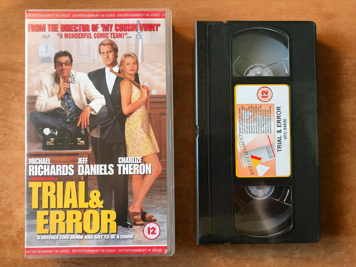 Trial And Errors (1997): Brand New Sealed - Romantic Comedy - Jeff Daniels - VHS-