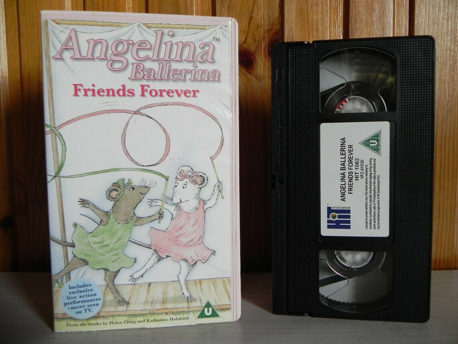 Angelina Ballerina - Friends Forever - Hit Entertainment - Cartoon - Kids - VHS-