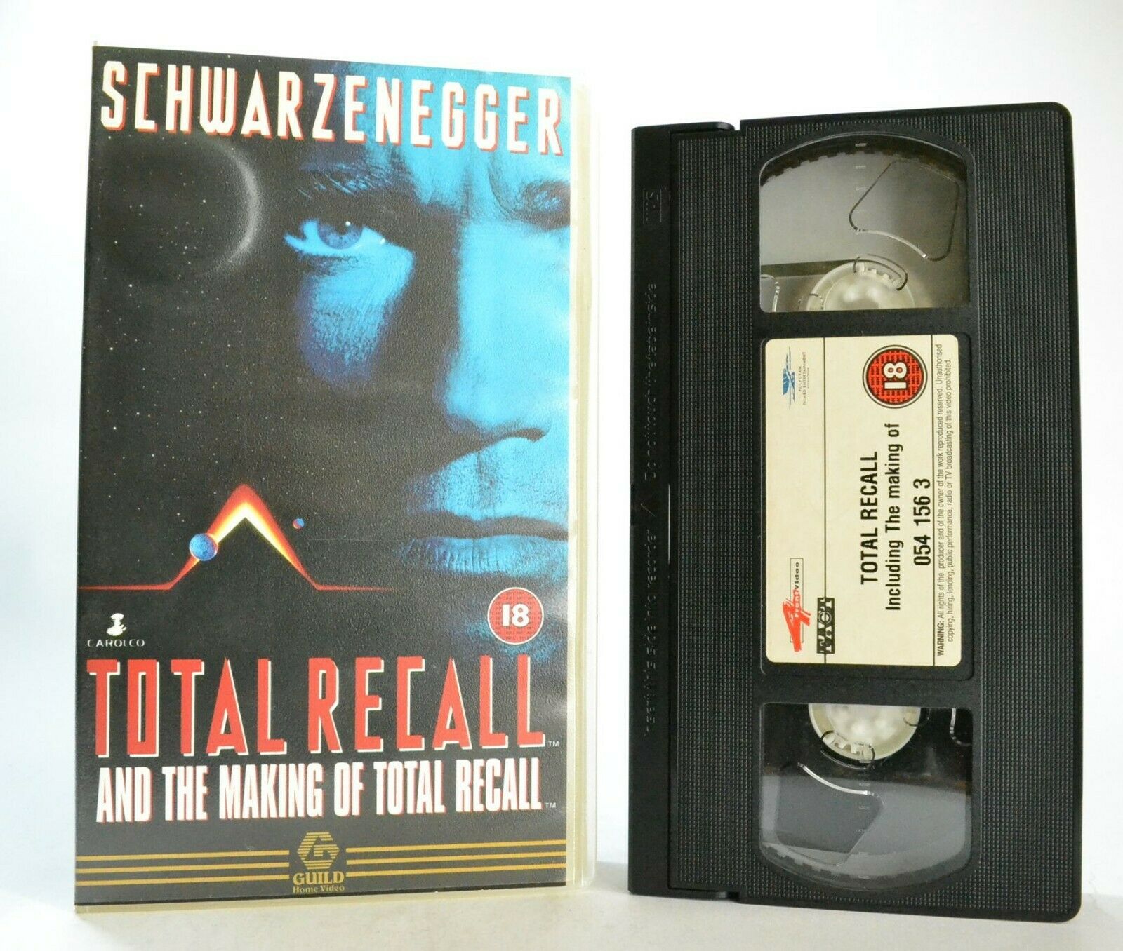 Total Recall (And The Making Of): Dystopian Sci-Fi - A.Schwarzenegger - Pal VHS-
