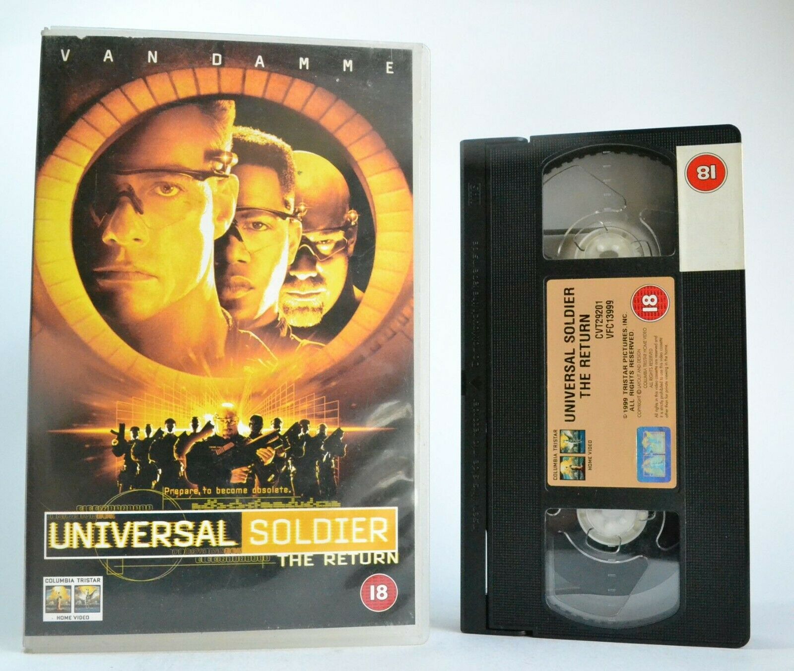 Universal Soldier: The Return (1999) - Sci-Fi/Action - J-C.Van Damme - Pal VHS-