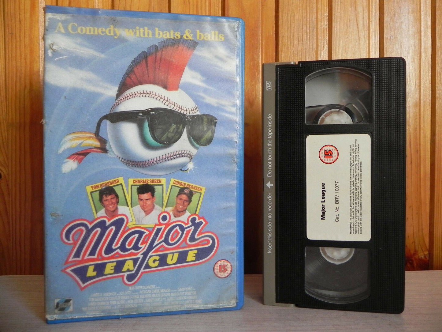 Major League - Braveworld - Comedy - Tom Berenger - Charlie Sheen - Pal VHS-