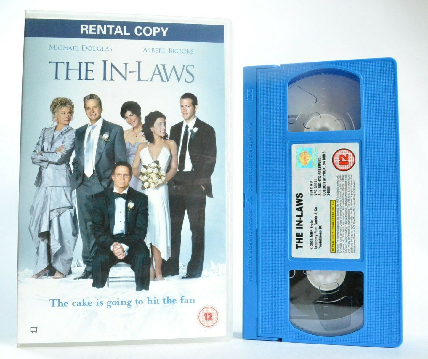 The In-Laws (2003): Wedding Comedy - Large Box - M.Douglas/R.Reynolds - Pal VHS-
