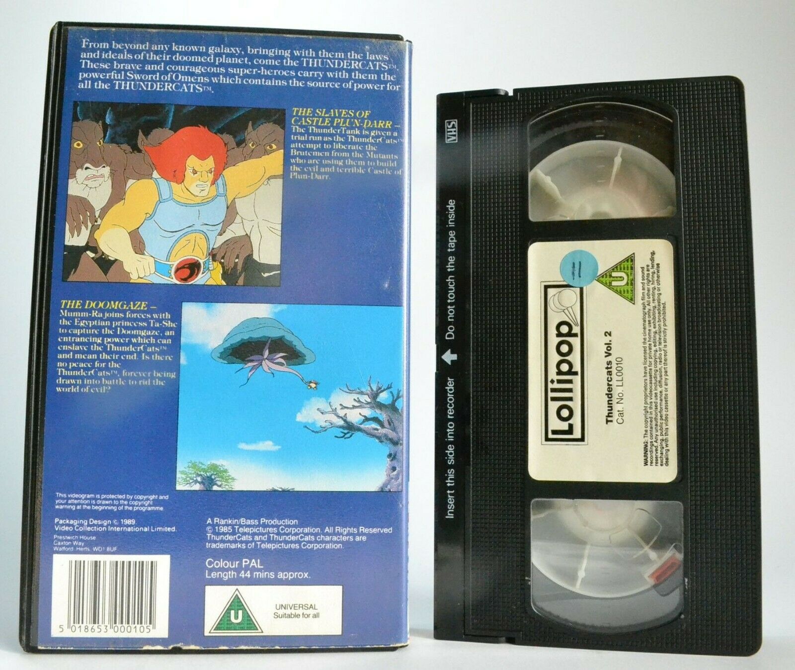 Thundercats: Slaves Of Castle Plun-Darr - Animated Adventures - Children's - VHS-