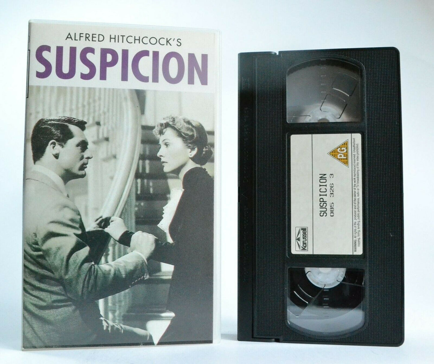 Suspicion (1941): An Alfred Hitchcock Thriller - Cary Grant/Joan Fontaine - VHS-