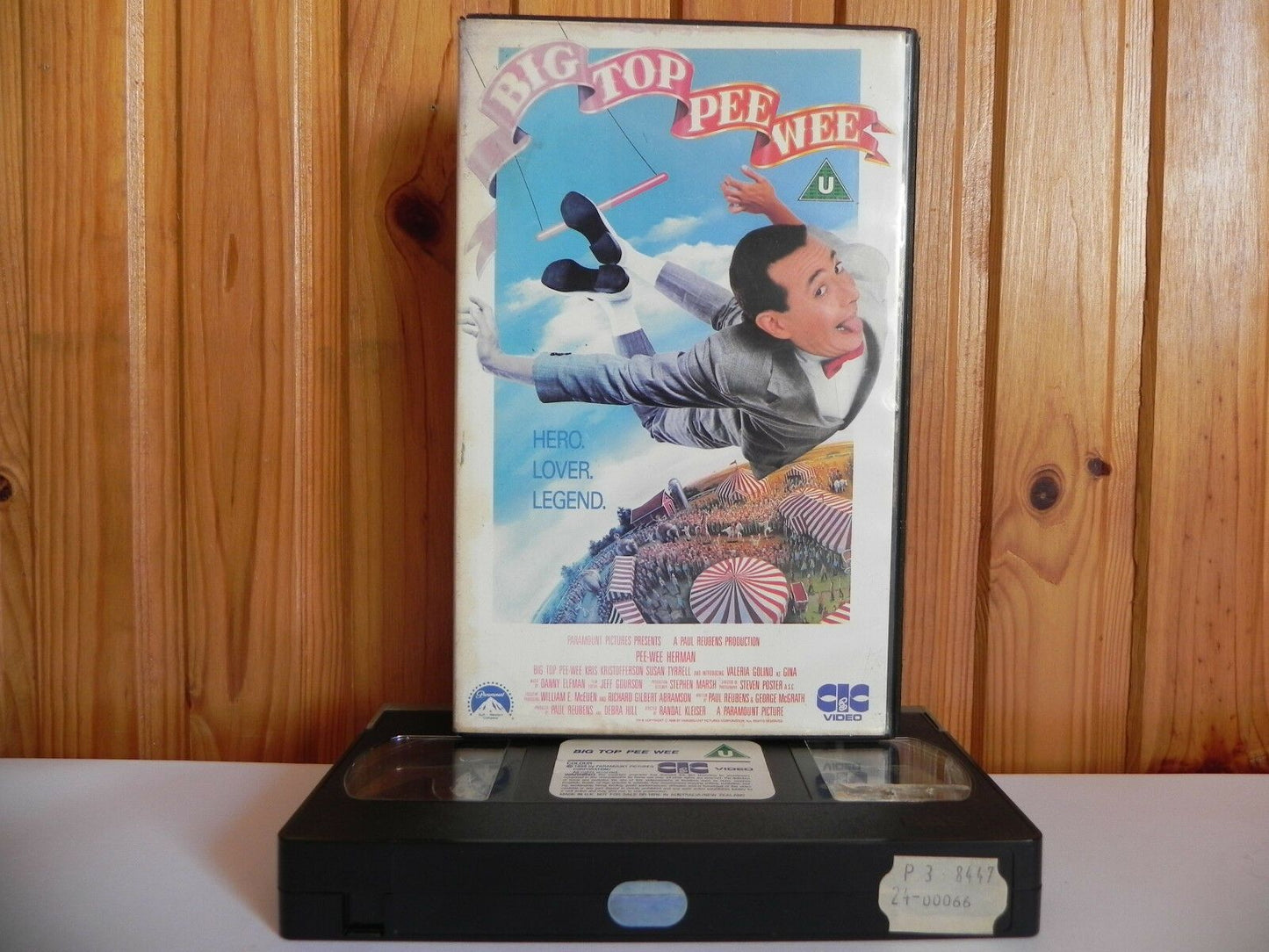 Big Top Pee Wee: My Circus Movie; [CIC] Large Box - Comedy - Pee Wee Herman - VHS-