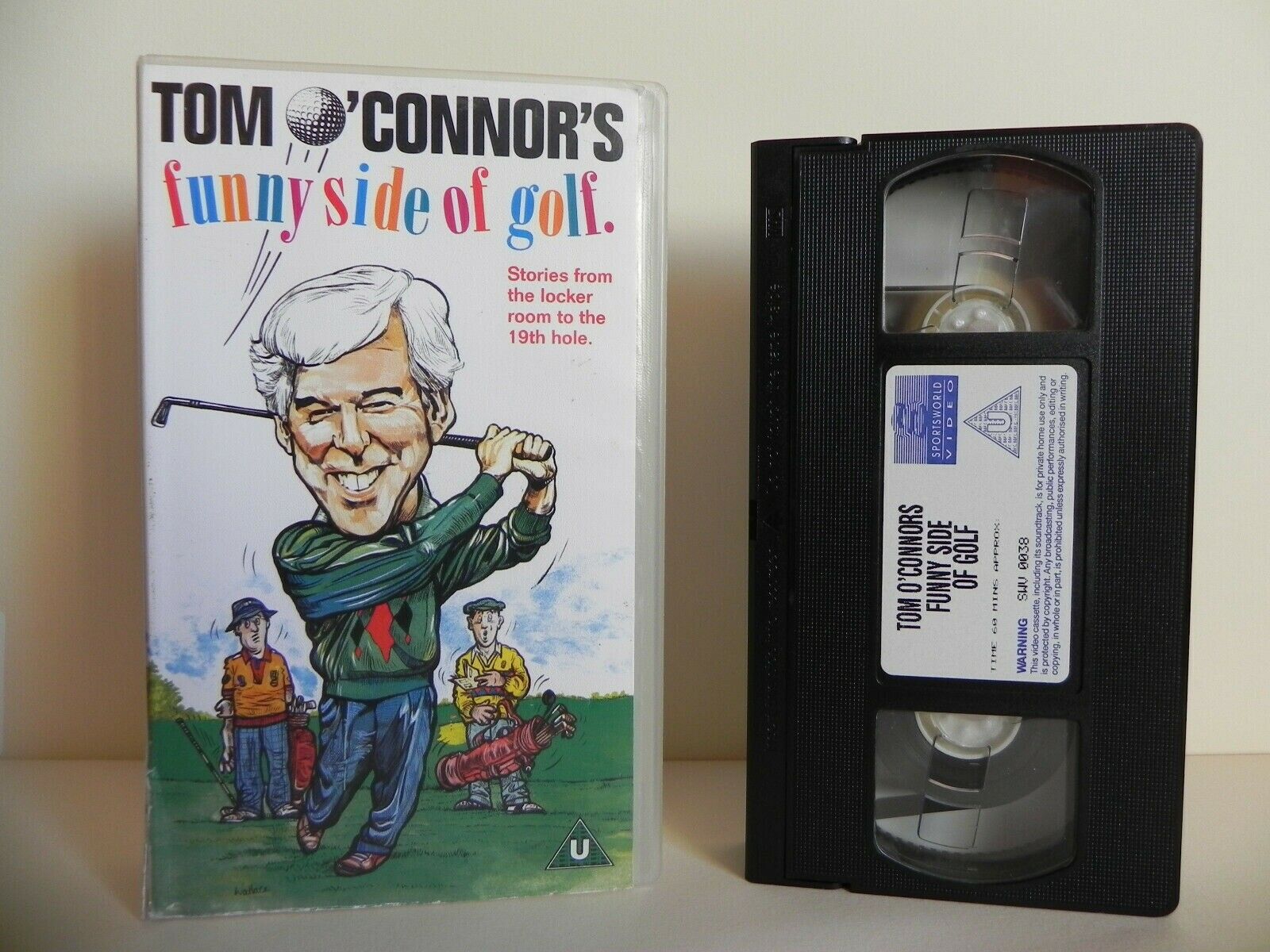 Tom O'Connor's Funny Side Of Golf - Sport - Enjoy Golf - Comic Sketches - VHS-