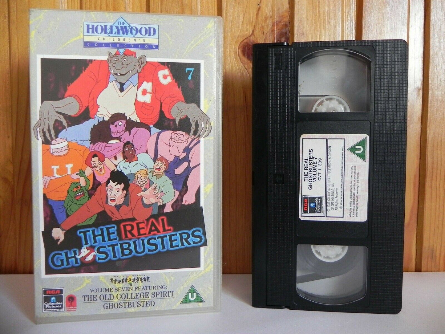 The Real Ghostbusters - Volume 7 - The Old College Spirit - Ghostbusted - VHS-