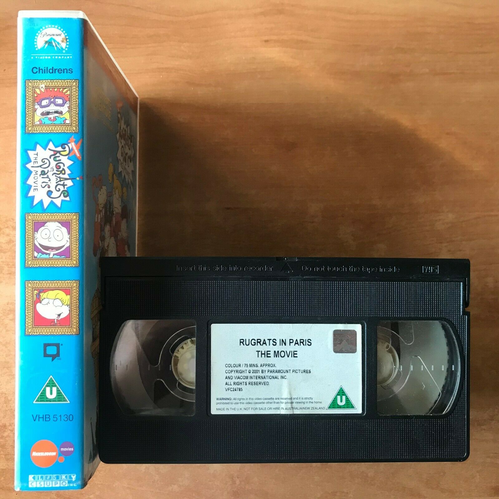 Rugrats In Paris: The Movie; [Nickelodeon] Large Box - Animated - Kids - Pal VHS-