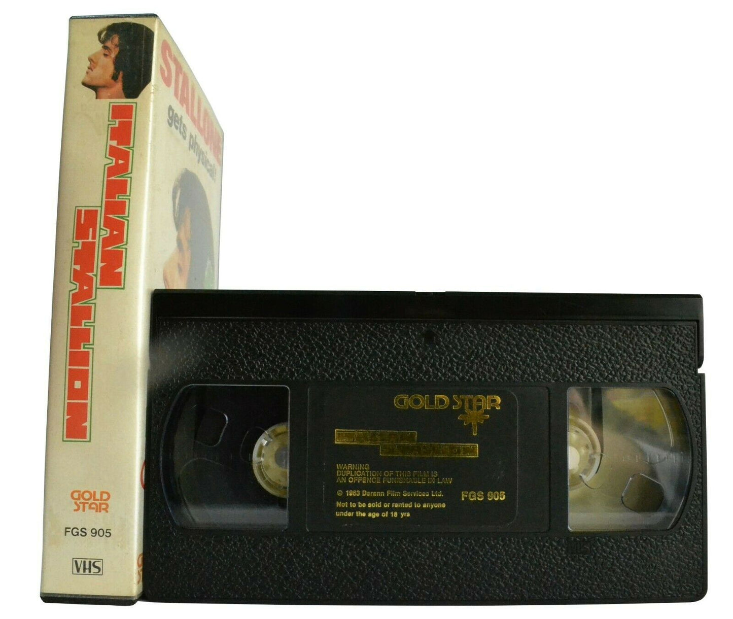Italian Stallion (1970); [Gold Star]: Stallone Hot Debut - Erotic Romance - VHS-