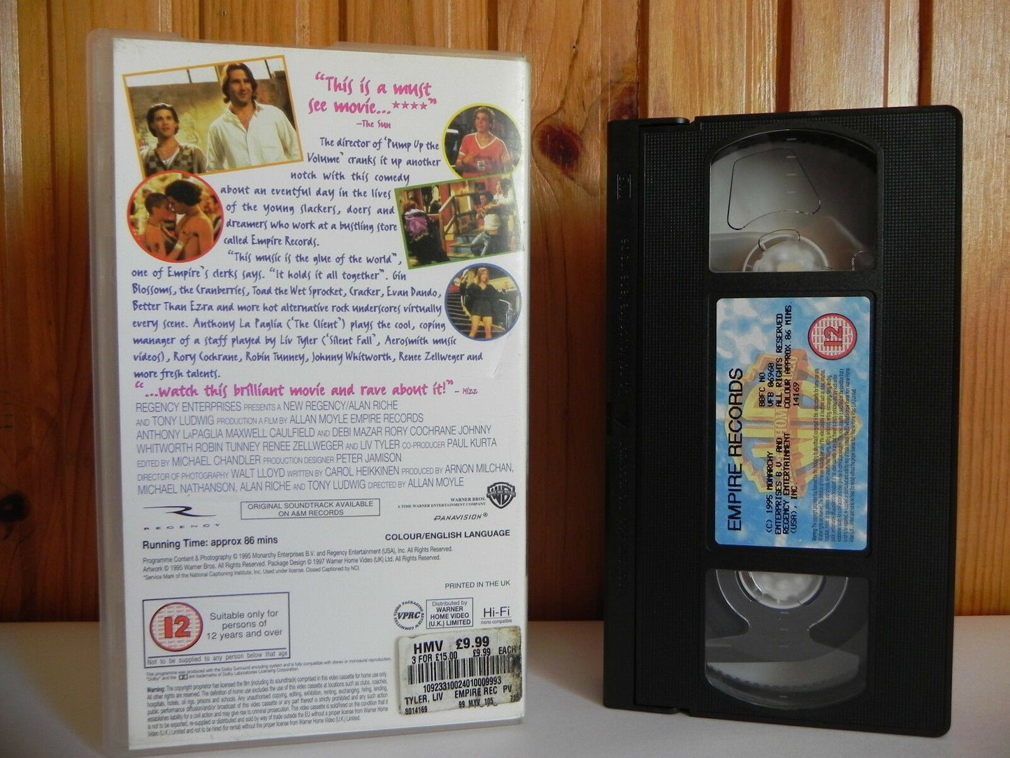 Empire Records - Warner Home - Comedy - Liv Tyler - Renee Zellweger - Pal VHS-