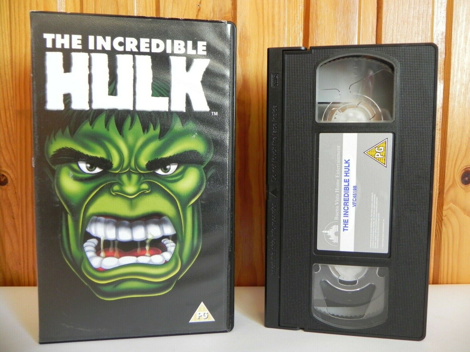 The Incredible Hulk - Buena Vista - Animated Adventure - Marvel Comics - Pal VHS-