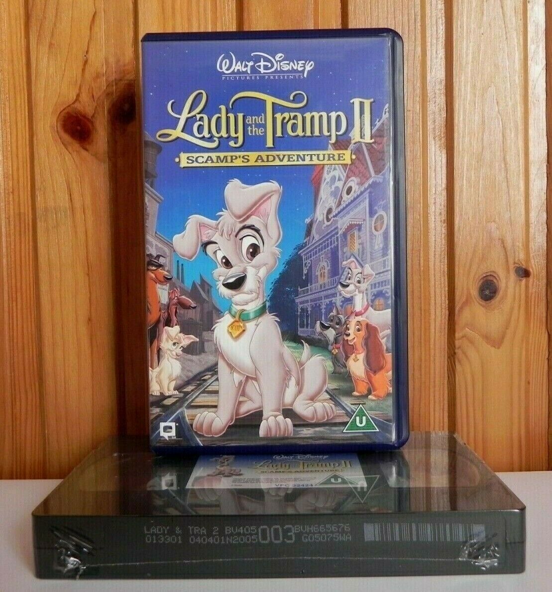 Lady And The Tramp 2: Scamp's Adventure - Brand New Sealed - Kids - Pal VHS-
