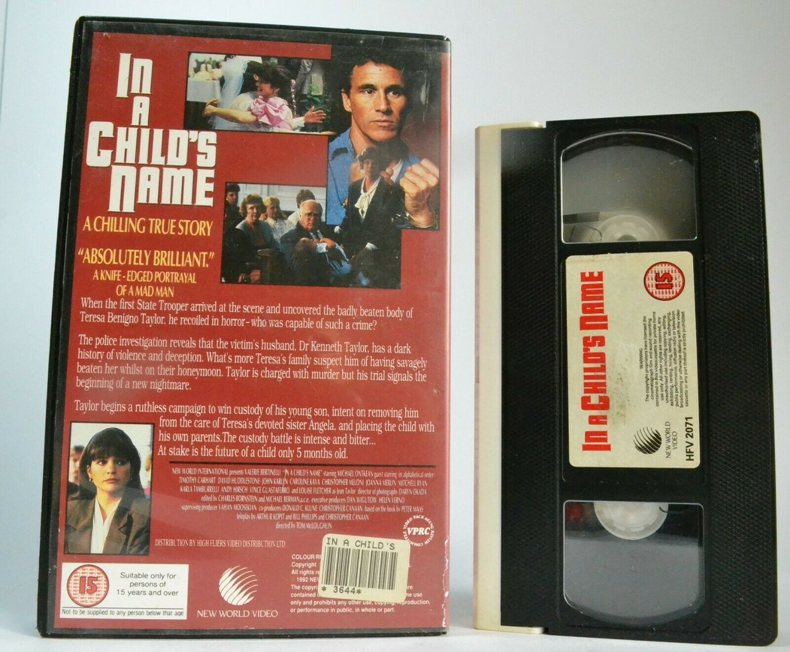 In A Child's Name: (1991) TV Miniseries [Biographical Drama] Large Box - Pal VHS-