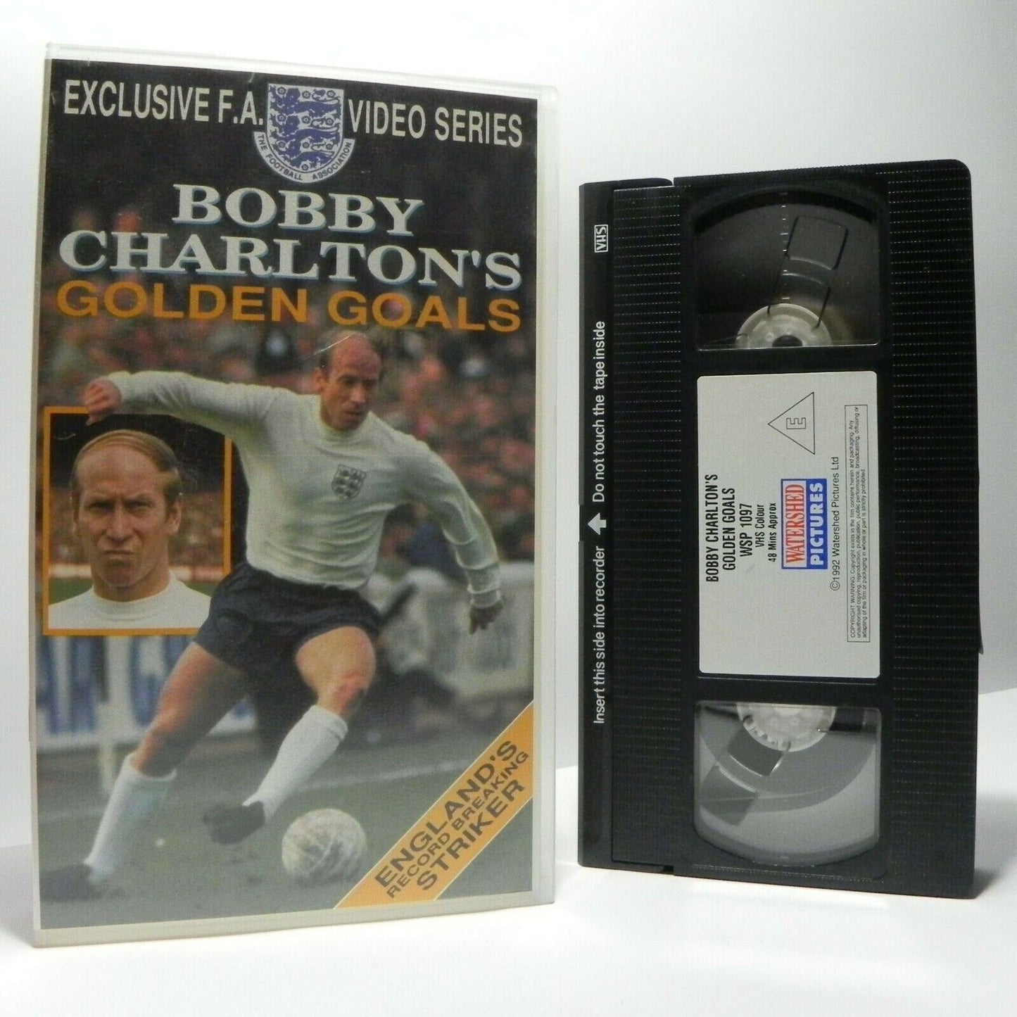 Bobby Charlton: Golden Goals - F.A. Video Series - Football Legend - Pal VHS-
