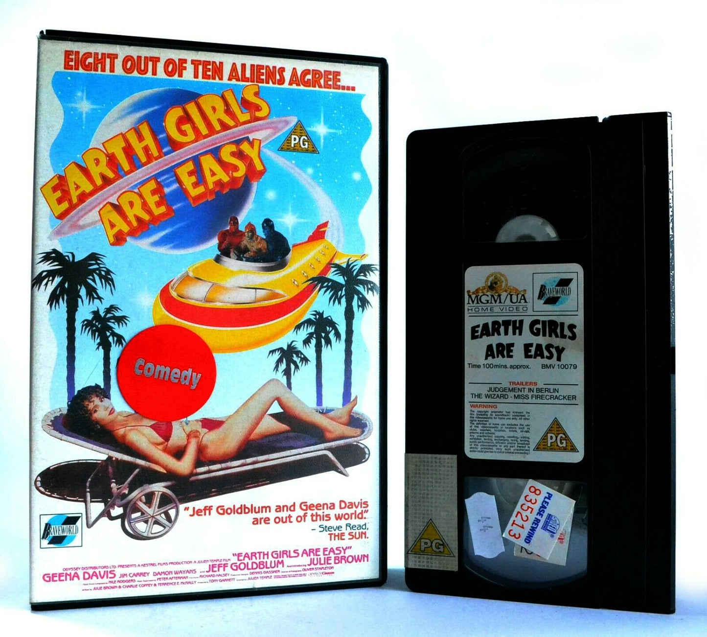 Earth Girls Are Easy: Musical/Romantic Comedy - Large Box - Ex-Rental - Pal VHS-