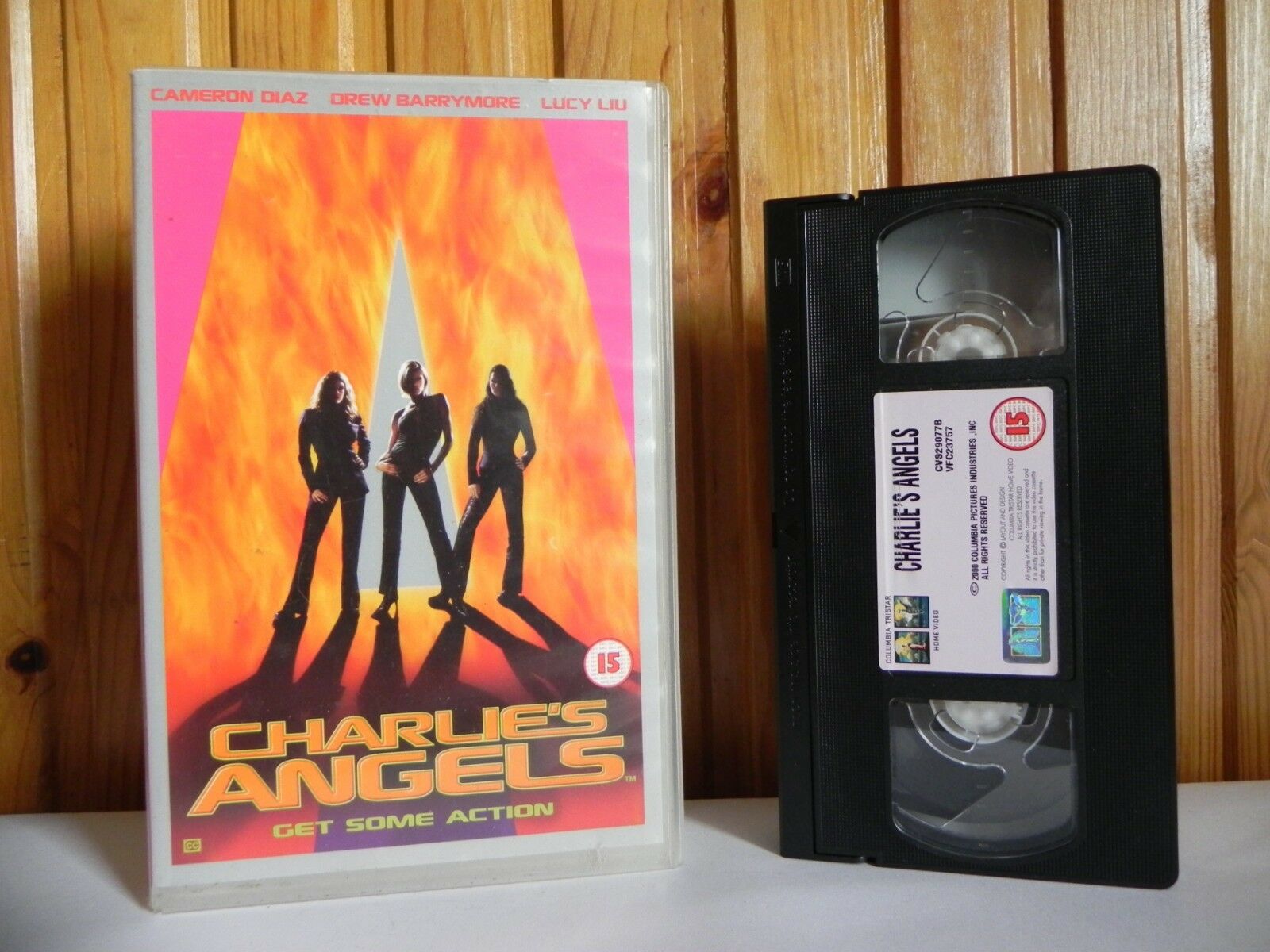 Charlie's Angels - Large Box - Columbia Tristar - Comedy - Ex-Rental - Pal VHS-