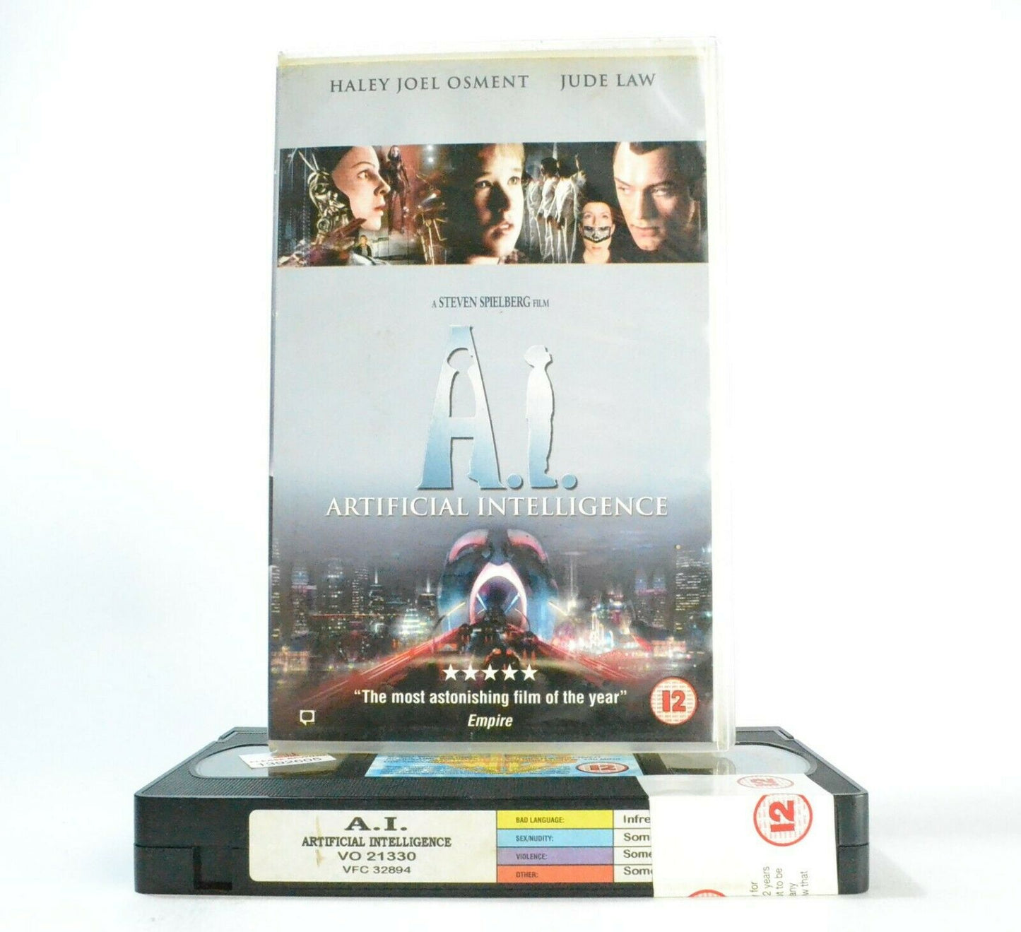A.I.(Artificial Intelligence): A S.Spielberg Film (2001) - Sci-Fi Drama - VHS-