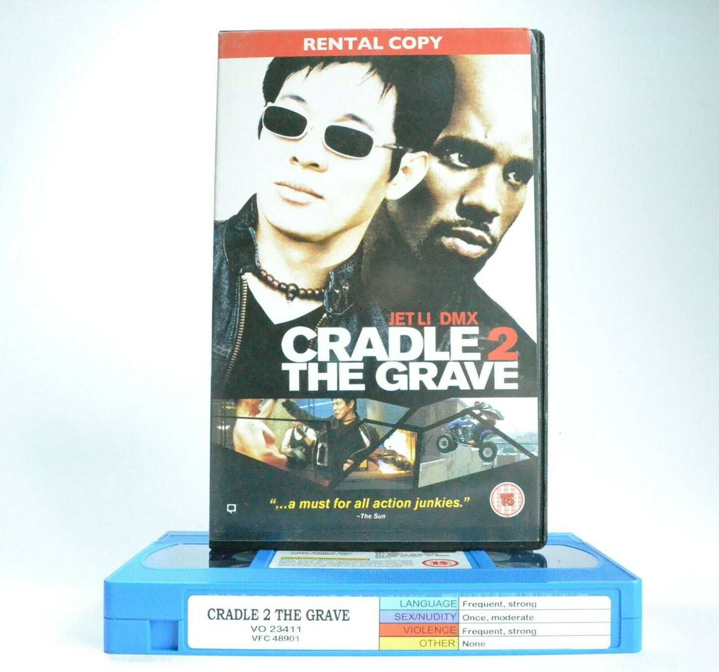 Cradle 2 The Grave: Action/Martial Arts (2003) - Large Box - J.Li/DMX - Pal VHS-