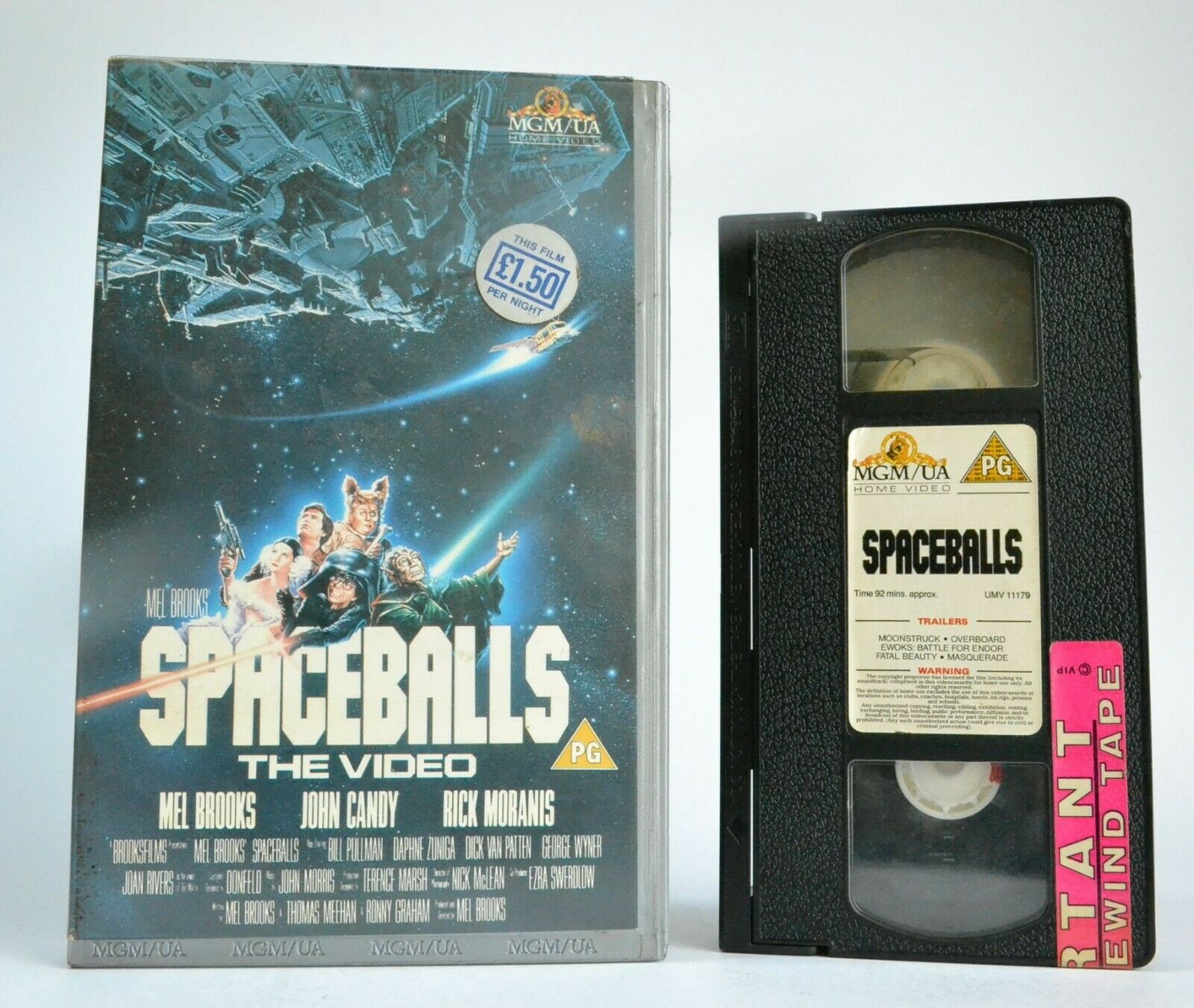 Spaceballs (1987): Film By Mel Brooks - "Star Wars" Parody - John Candy - VHS-