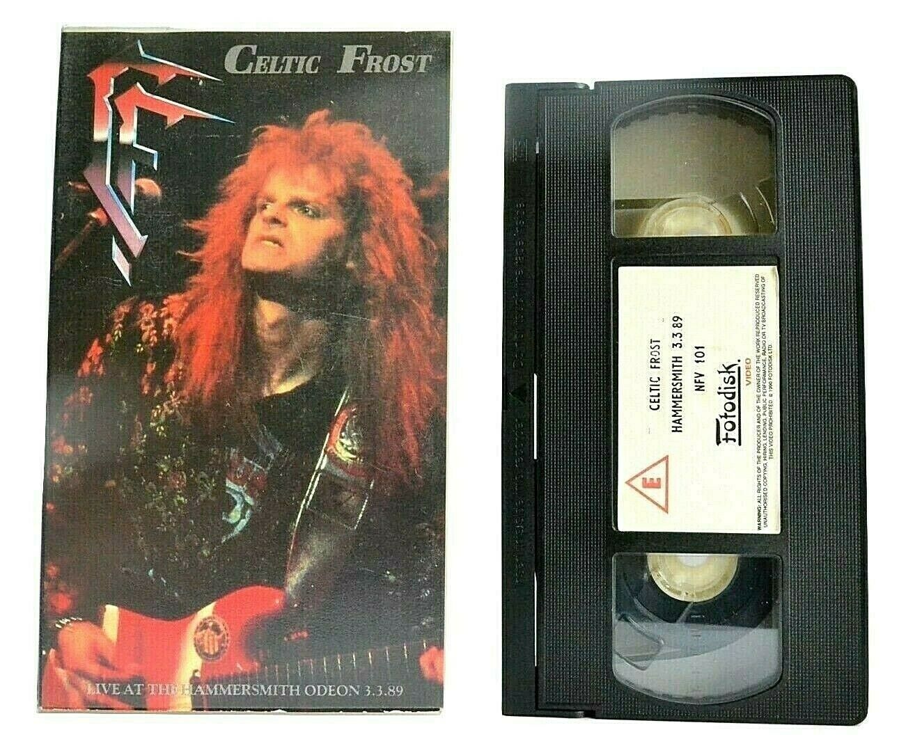 Celtic Frost: Live - [3/3/89] Hammersmith Odeon - Music Performance - Pal VHS-