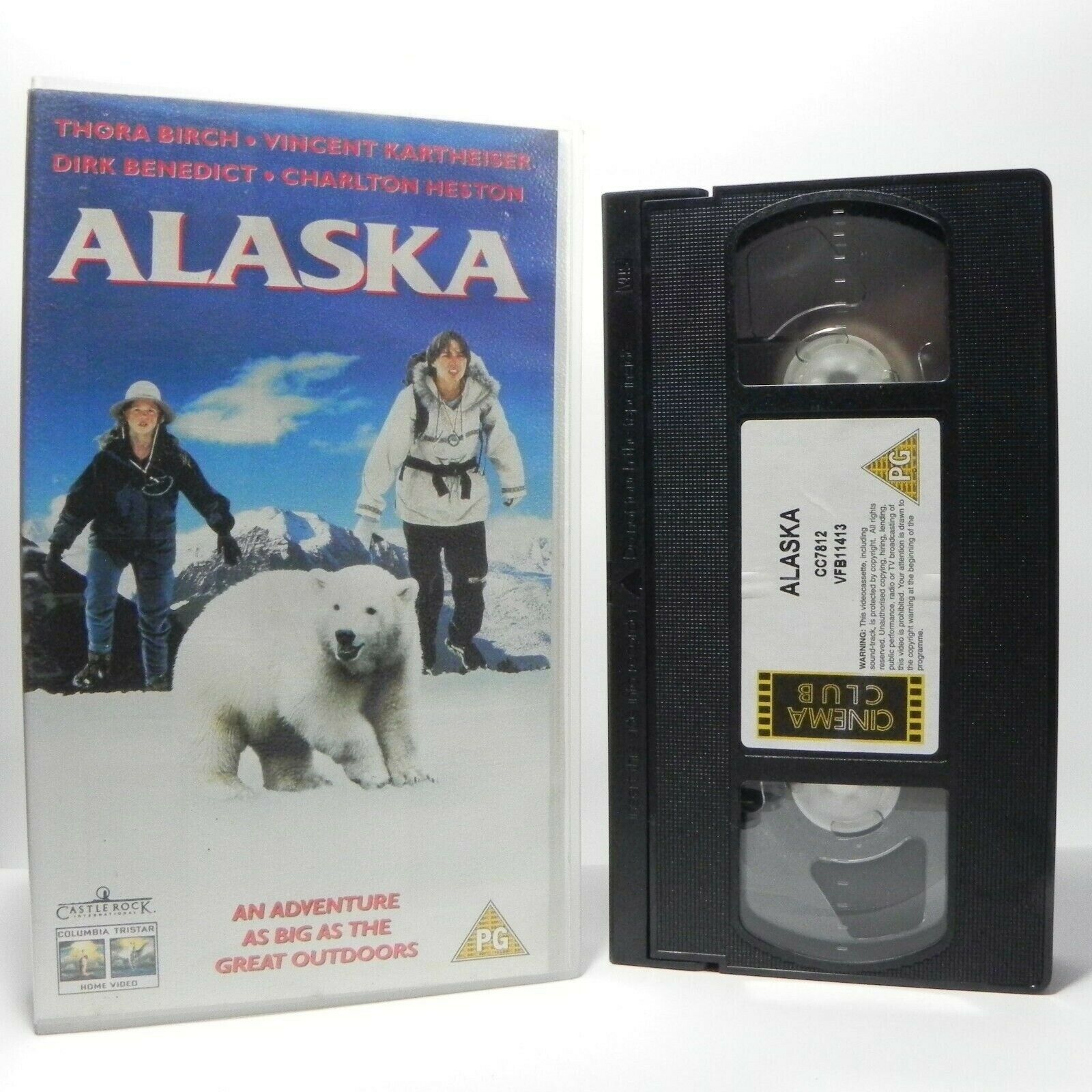 Alaska - Columbia (1996) - Adventure - T.Birch/C.Heston - Children's - Pal VHS - Golden Class Movies LTD