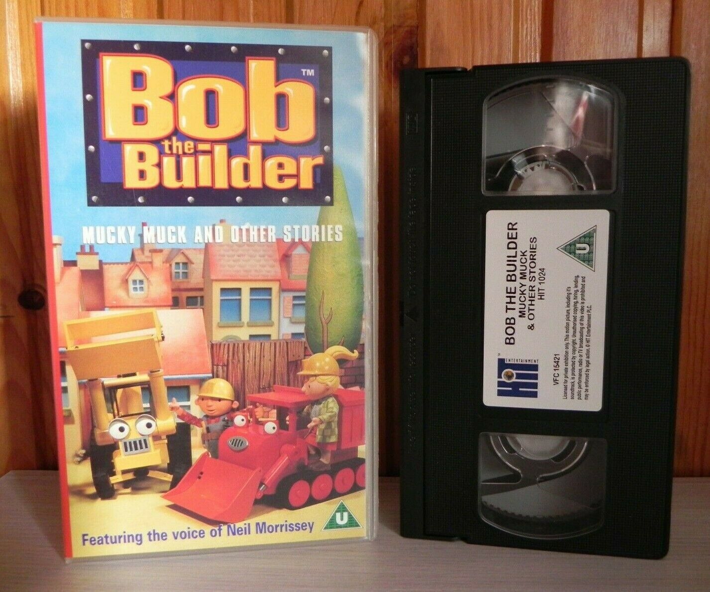 Bob The Builder: Mucky Muck And Other Storied - Animated - Children's - Pal VHS-