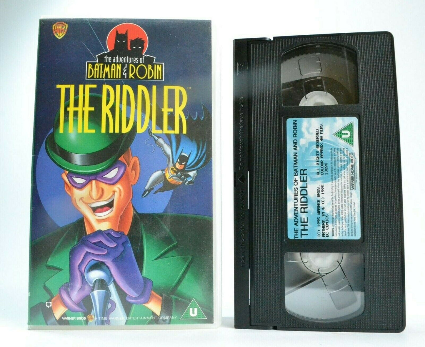 The Adventures Of Batman & Robin: The Riddler - Animated - Children's - Pal VHS-