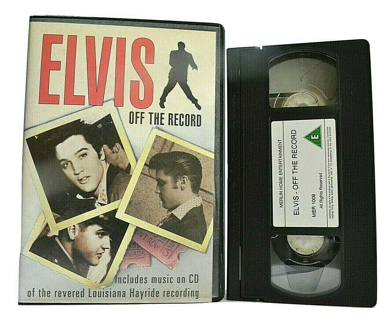 Elvis : Off The Record - CD Included - King Of Rock And Roll - Music - Pal VHS-