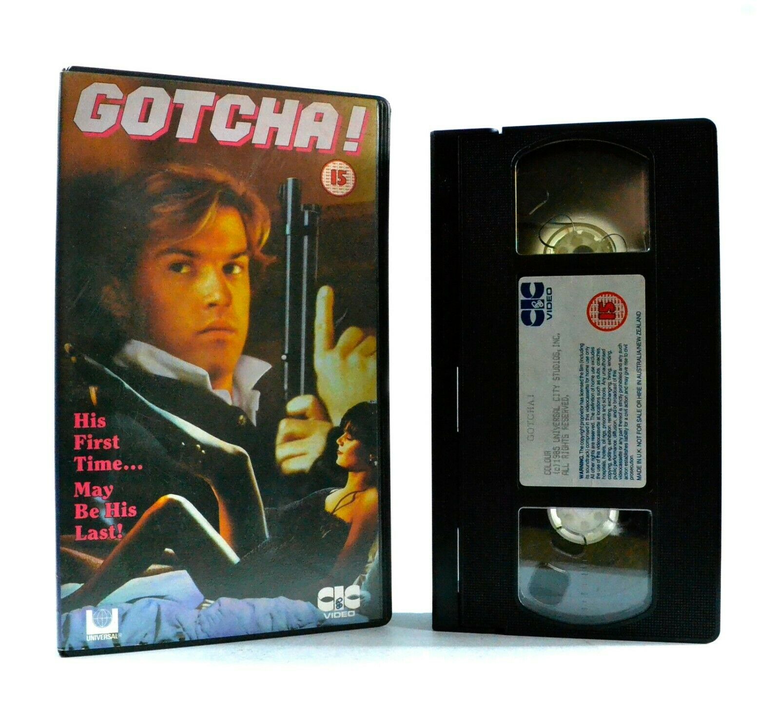 Gotcha!: CIC Video (1985) - Action/Comedy - A.Edwards/L.Fiorentino - Pal VHS-