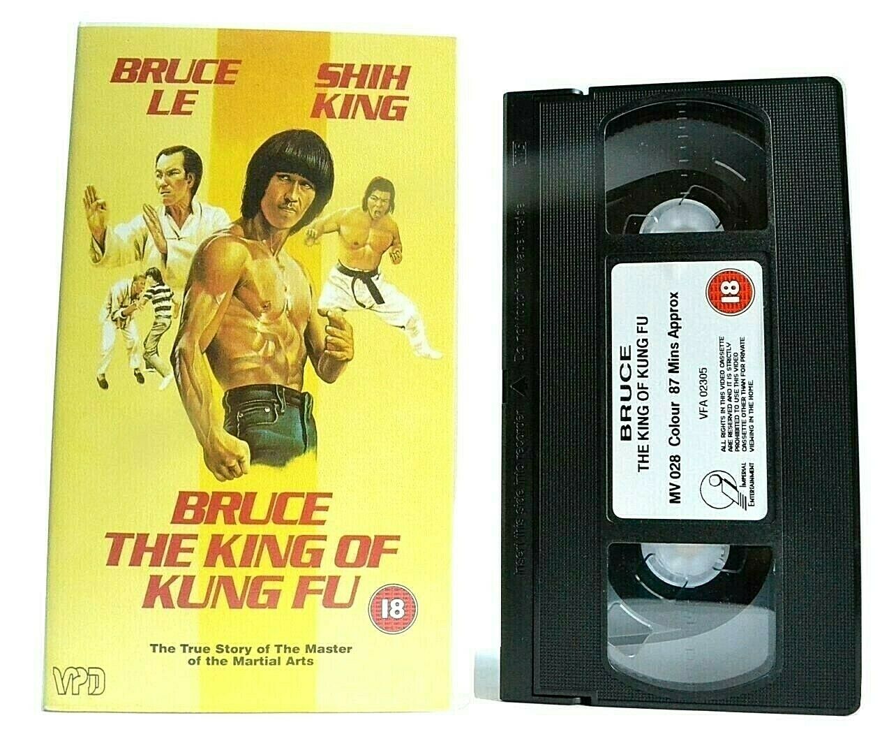 Bruce Lee: The King Of Kung Fu - (1980) Semi-biography - Martial Arts - Pal VHS-