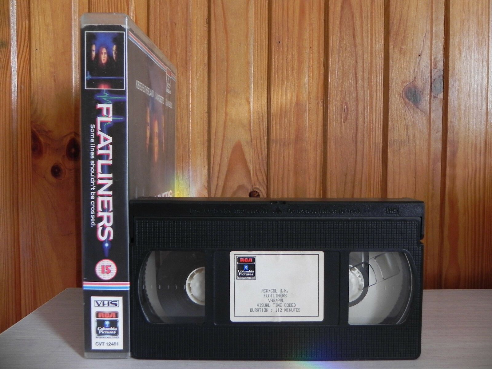 Flatliners - The Original - Time Coded Sample - Drama - Big Box Video - Pal VHS-