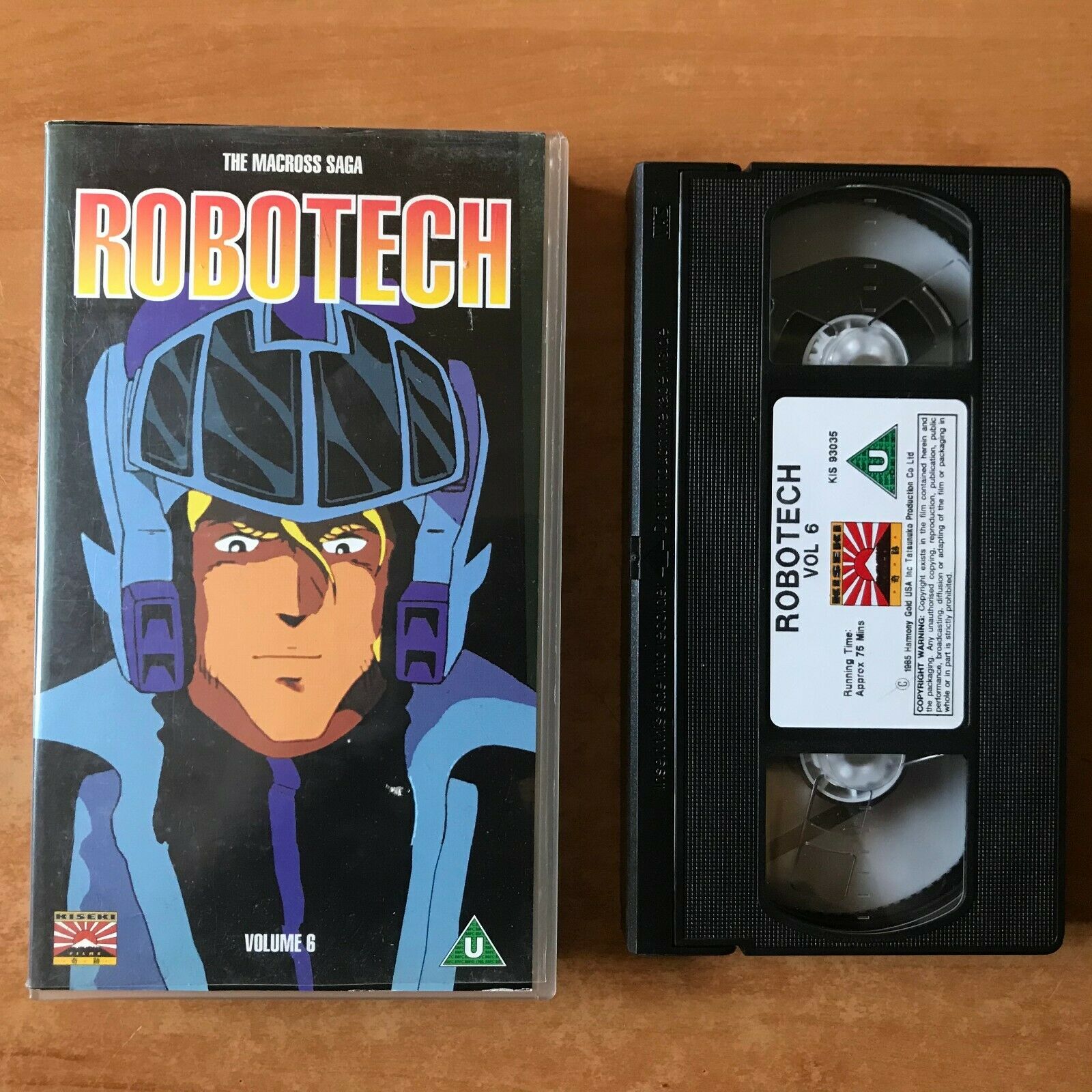 Robotech; [The Macross Saga] Vol. 6: Battle Cry (Kiseki) Manga - Anime - Pal VHS-