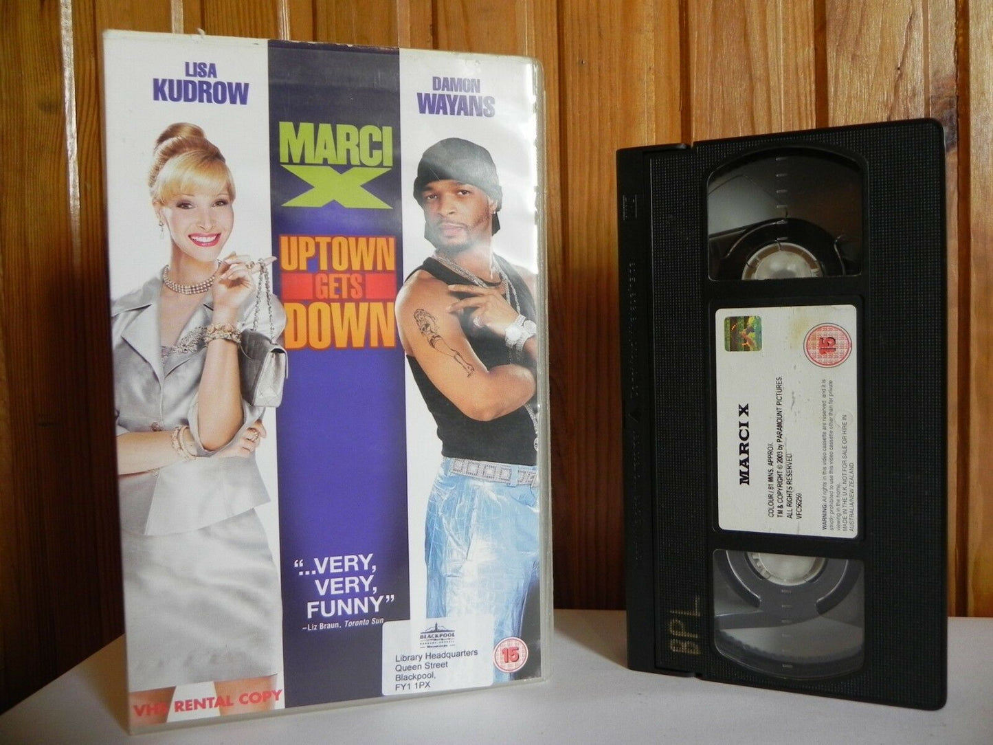 Marci X - Paramount - Comedy - Ex-rental - Lisa Kudrow - Large Box - Pal VHS-