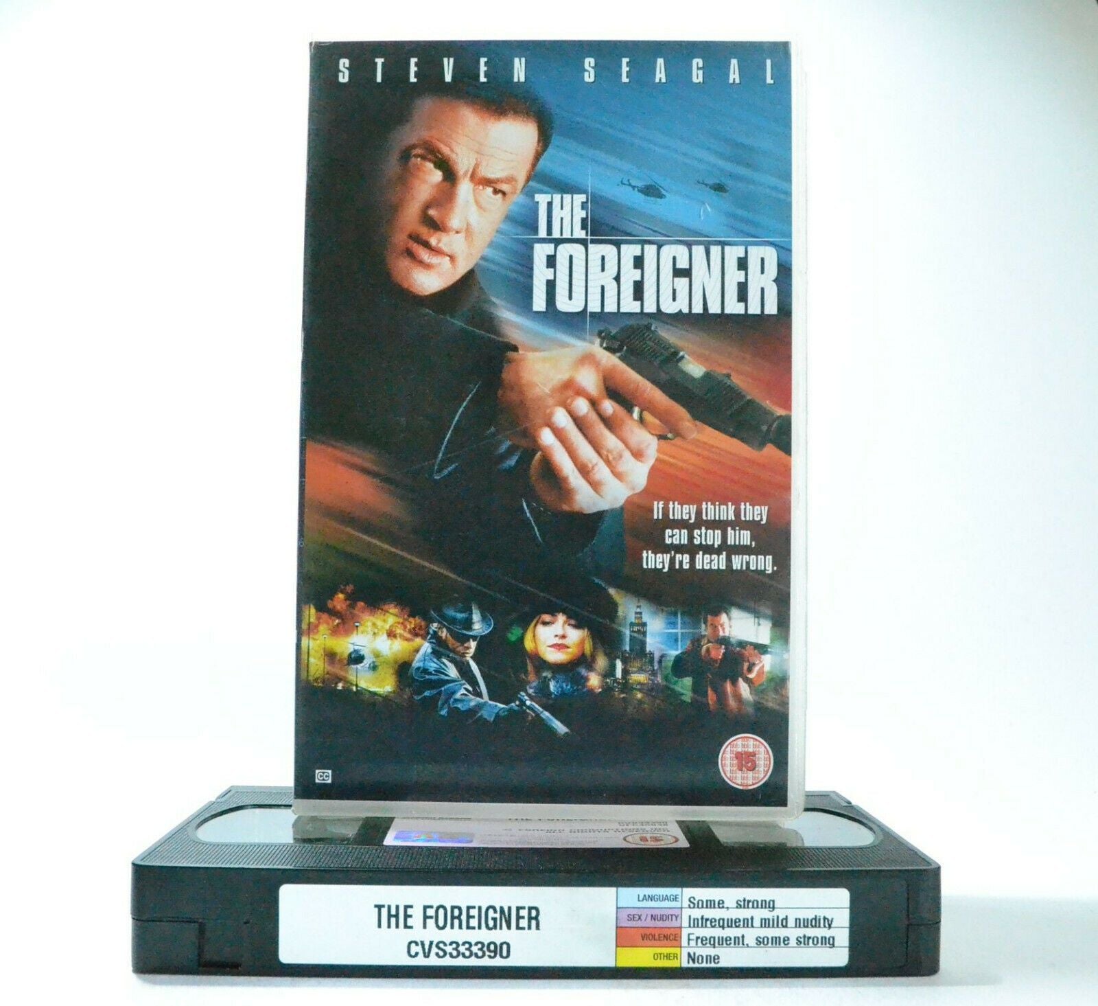 The Foreigner: Transporter S.Seagal - 1st Direct To Video - Aikido Action - VHS-