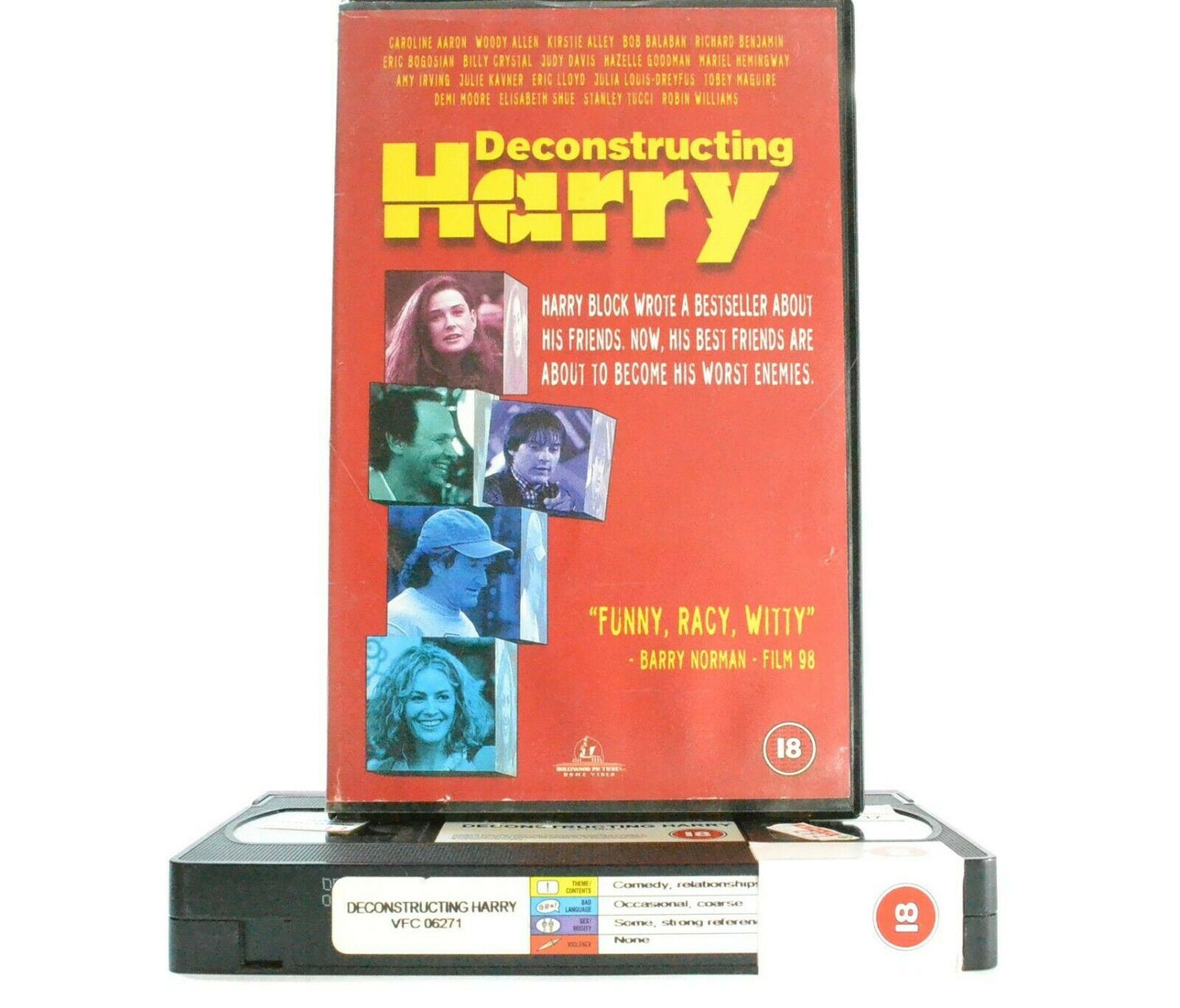 Deconstructing Harry: Woody Allen Film - Comedy - Large Box - Demi Moore - VHS-