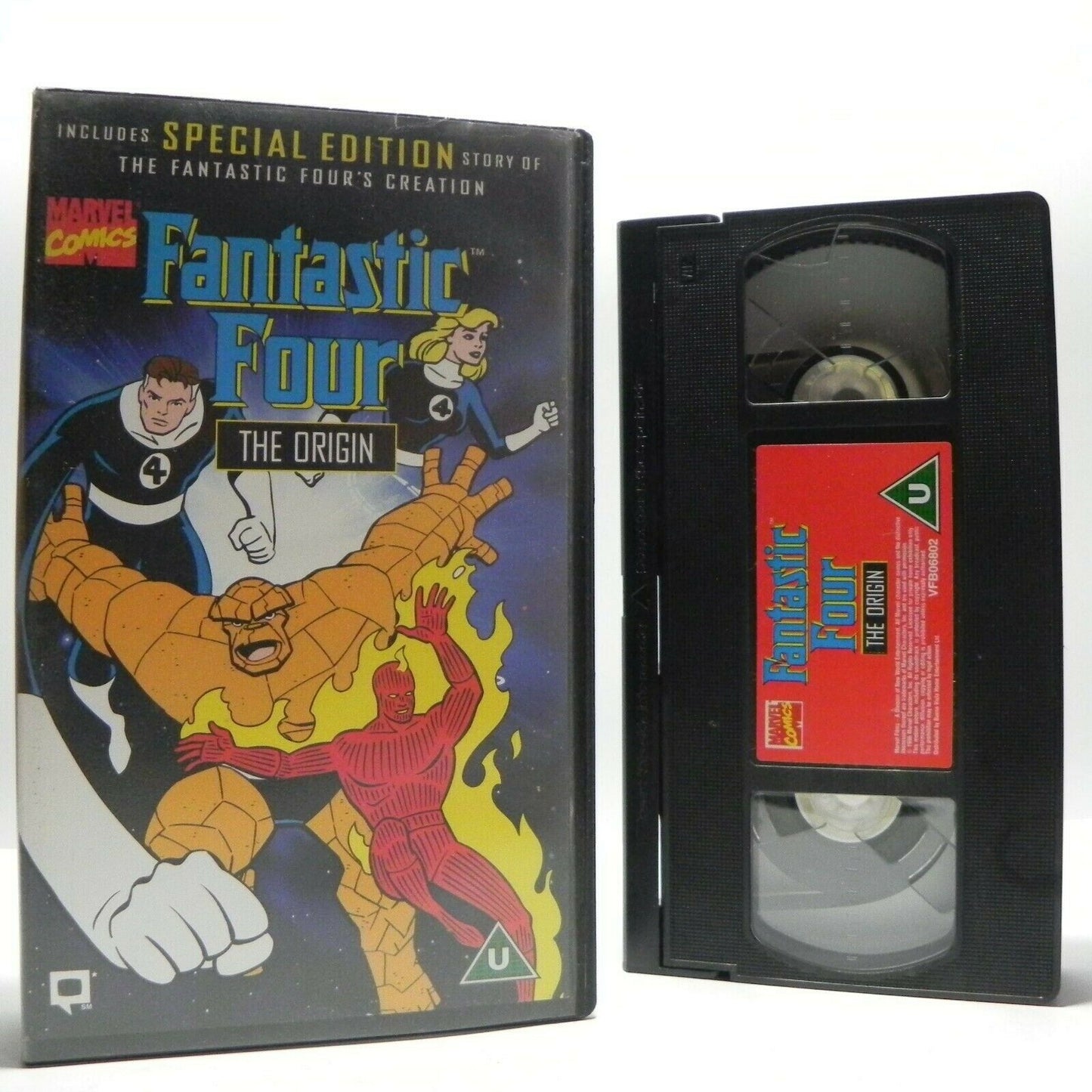 Fantastic Four: The Origin - Animated - Action Adventures - Children's - Pal VHS-