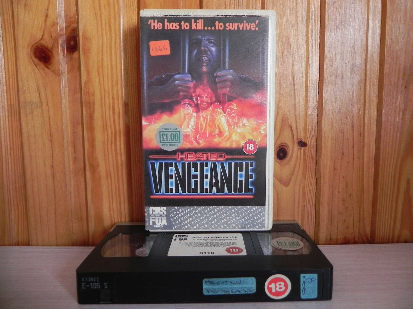 Heated Vengeance - Hardcore Mass Artillery Showdown - Serious Action - VHS - Golden Class Movies LTD