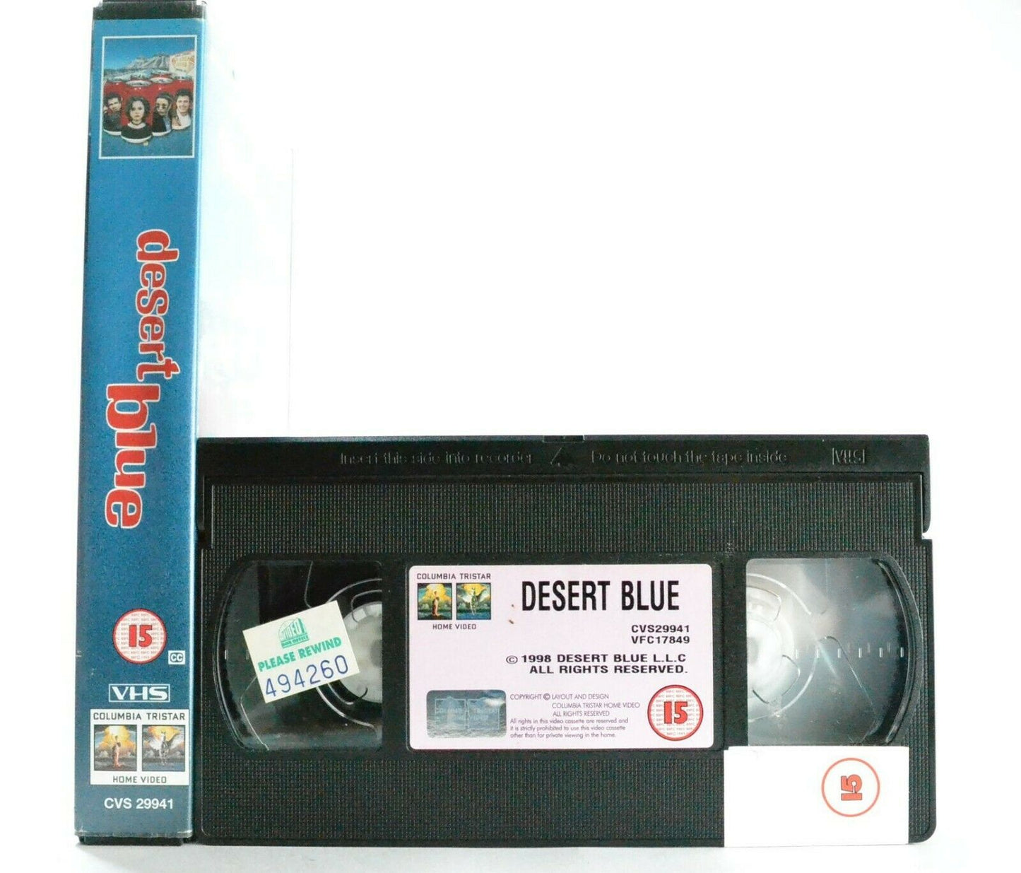 Desert Blue: Columbia (1998) - Comedy - Large Box - Ex-Rental - C.Ricci - VHS-
