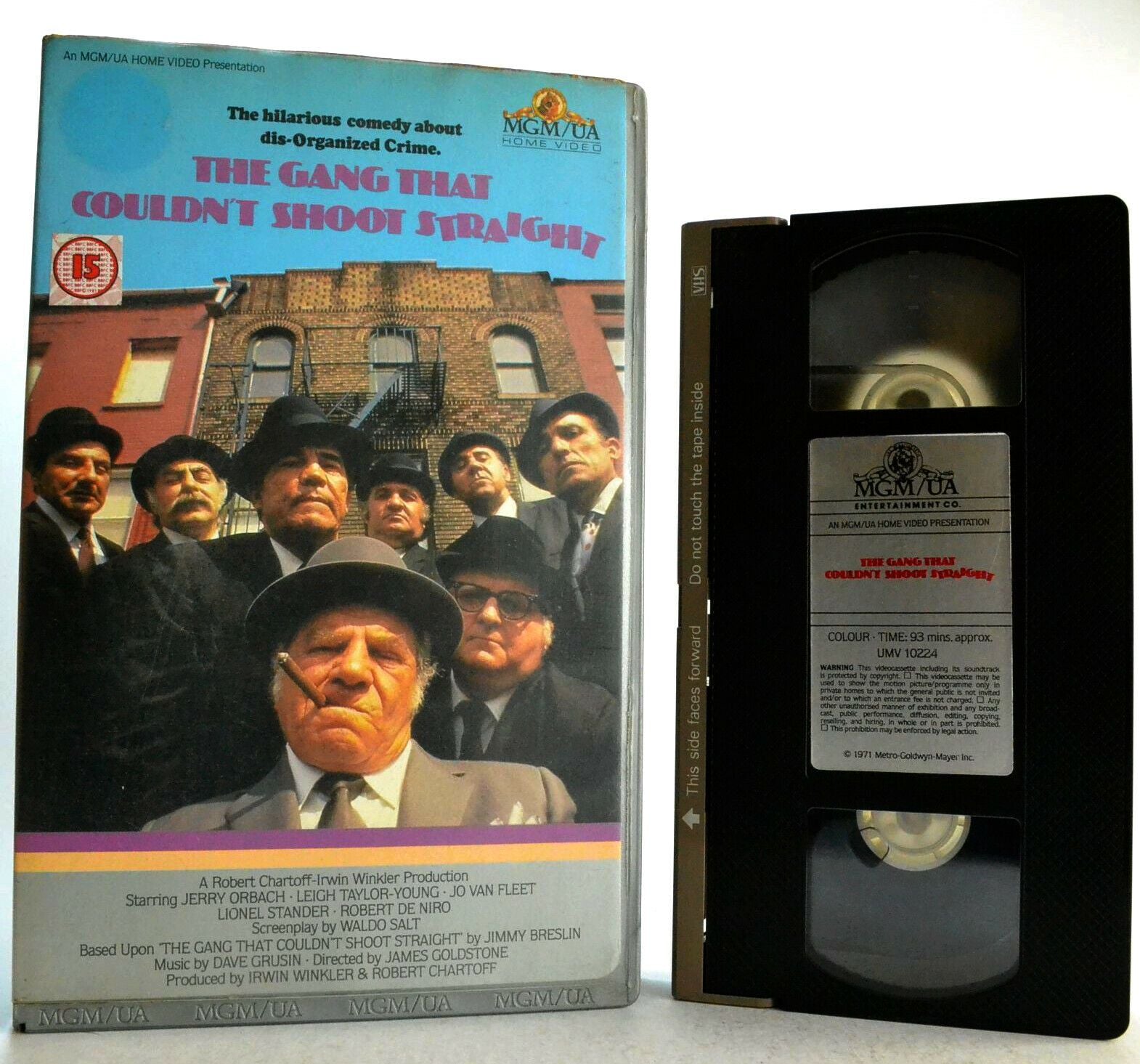 The Gang That Couldn't Shoot Straight - Robert De'Nero - Pre Cert VHS (322)-