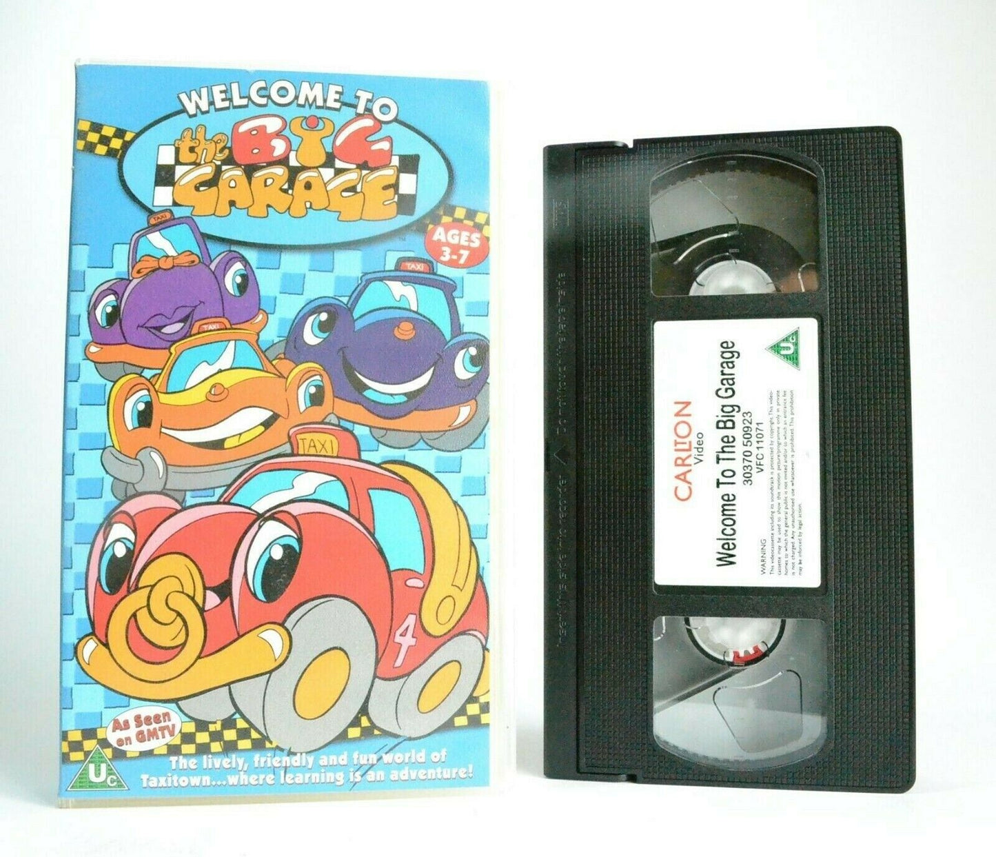 Welcome To The Big Garage - Learning - Educational - Animated - Kids - Pal VHS-