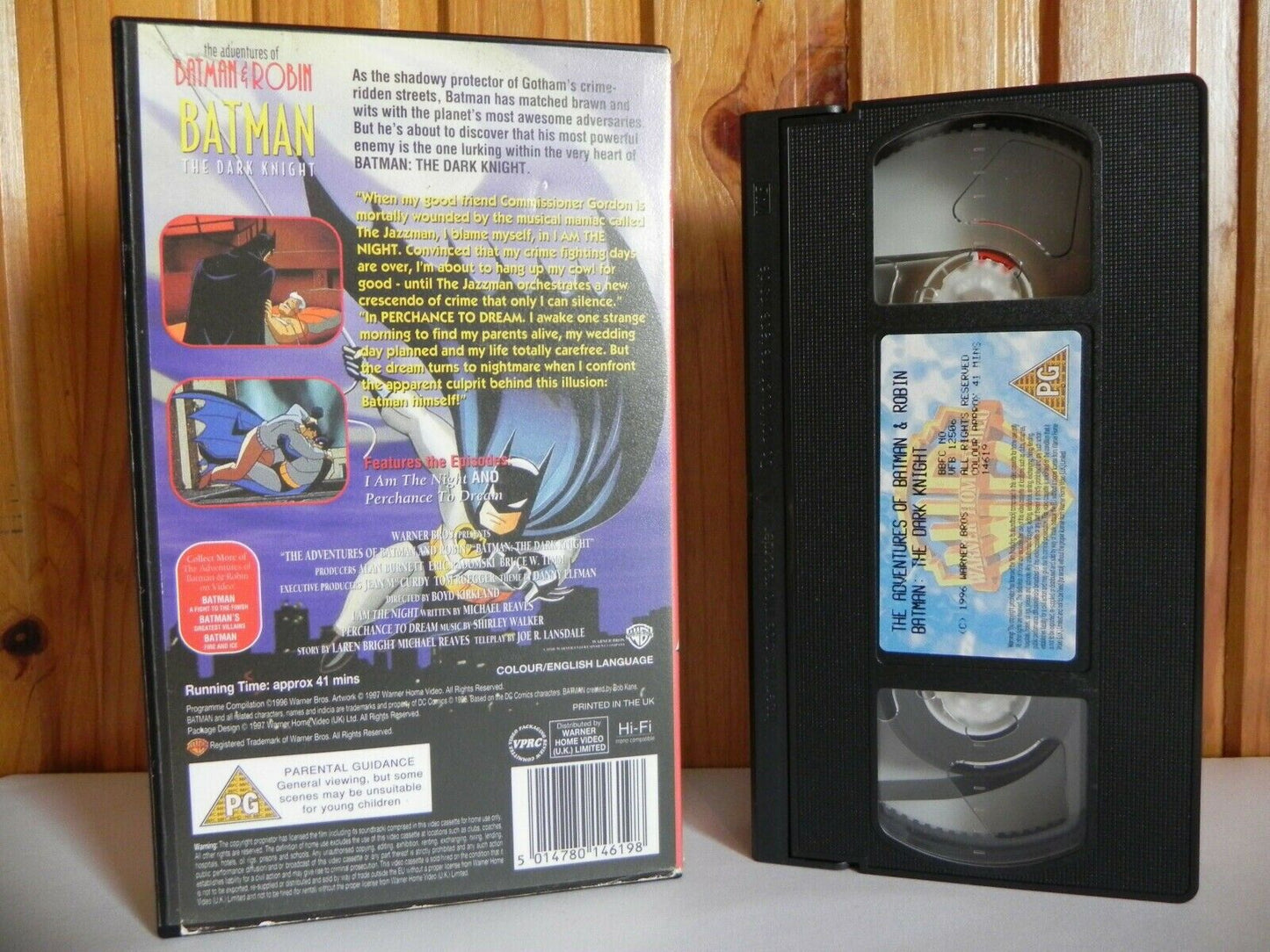 Batman: The Dark Knight - Warner - Animated - Action - Adventure - Kids - VHS - Golden Class Movies LTD