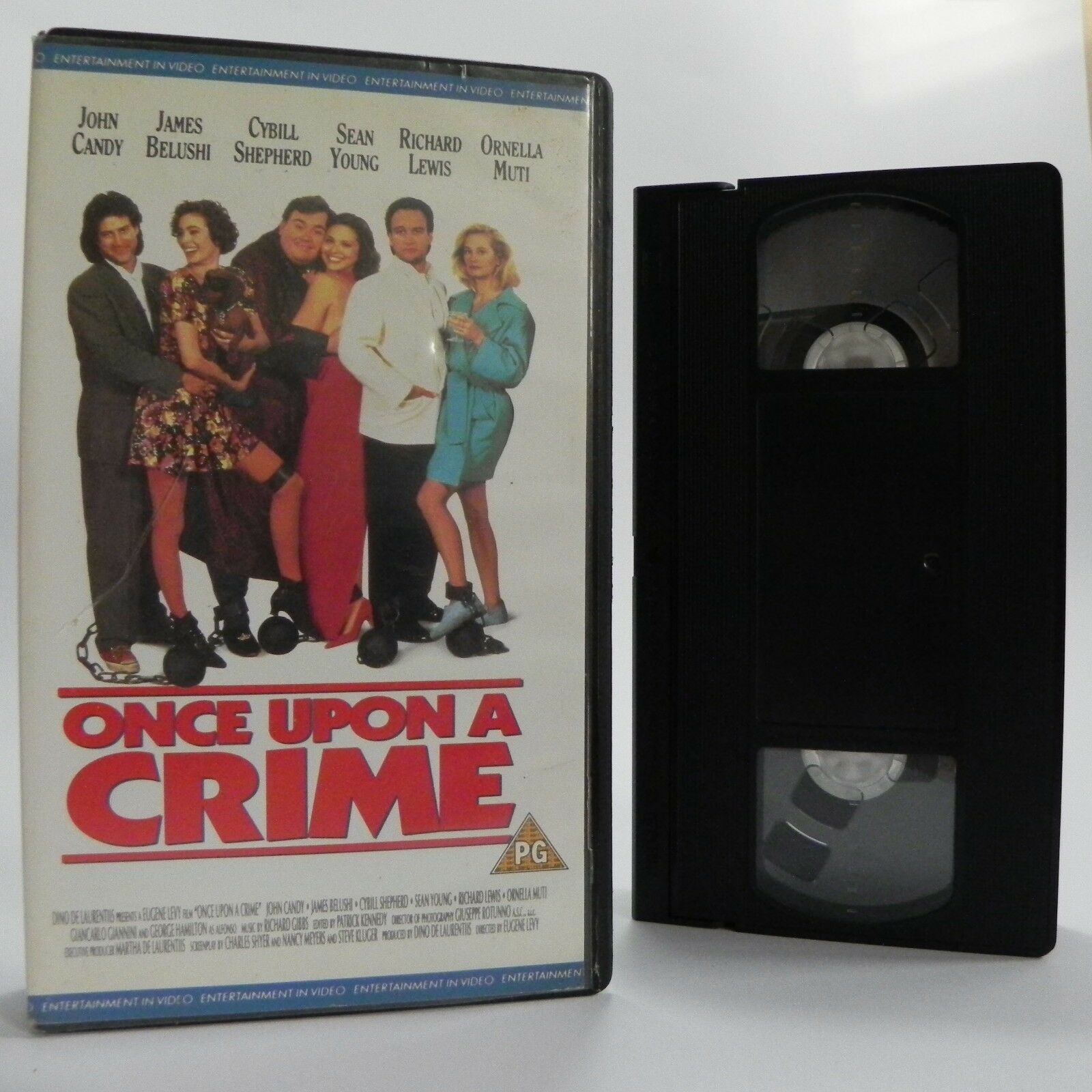 Once Upon A Crime: Crime Comedy - John Candy/James Belushi/Sean Young - Pal VHS-