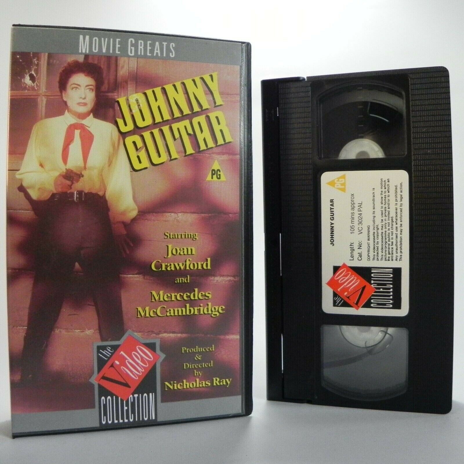 Johnny Guitar: Western (1954) - Classical - Pre-Cert - Joan Crawford - Pal VHS-