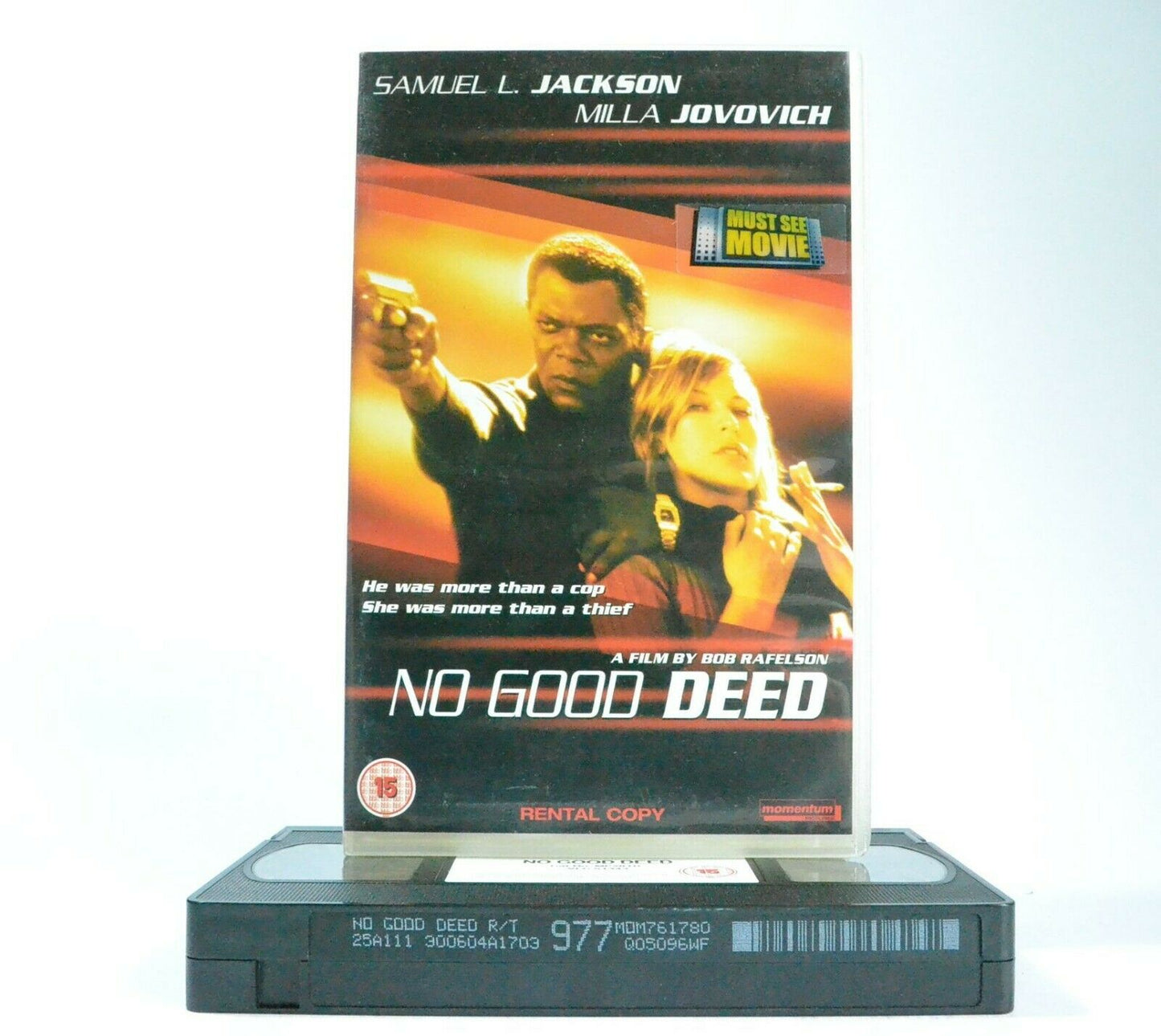 No Good Deed: S.L.Jackson/M.Jovovich - Action - Large Box - Ex-Rental - Pal VHS-