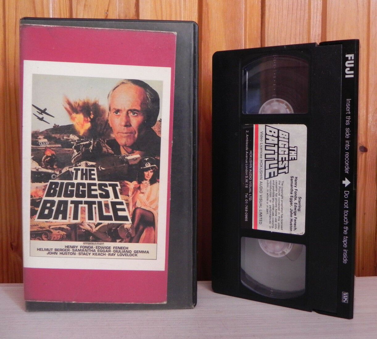 The Biggest Battle - Battle Force - Helmut Berger - Hokushin - Pre Cert VHS-