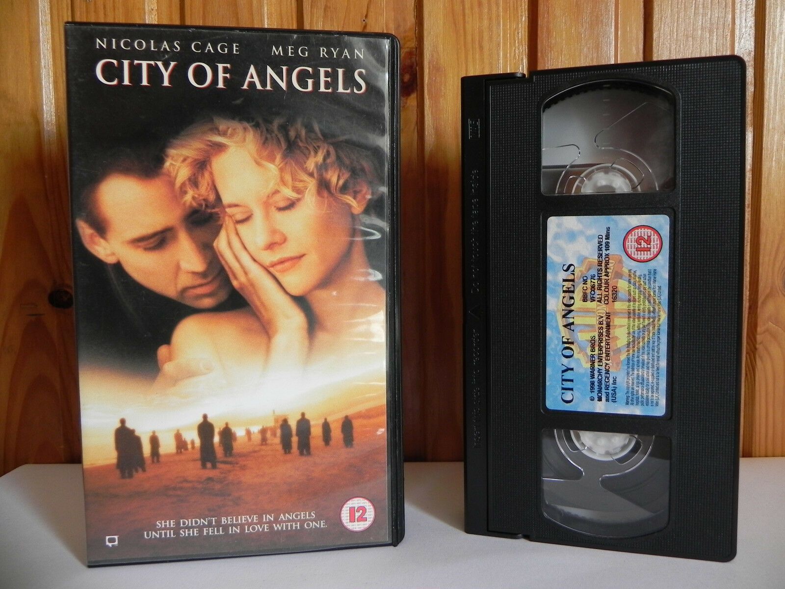 City Of Angels - Warner Home - Drama - Nicolas Cage - Meg Ryan - Pal VHS-