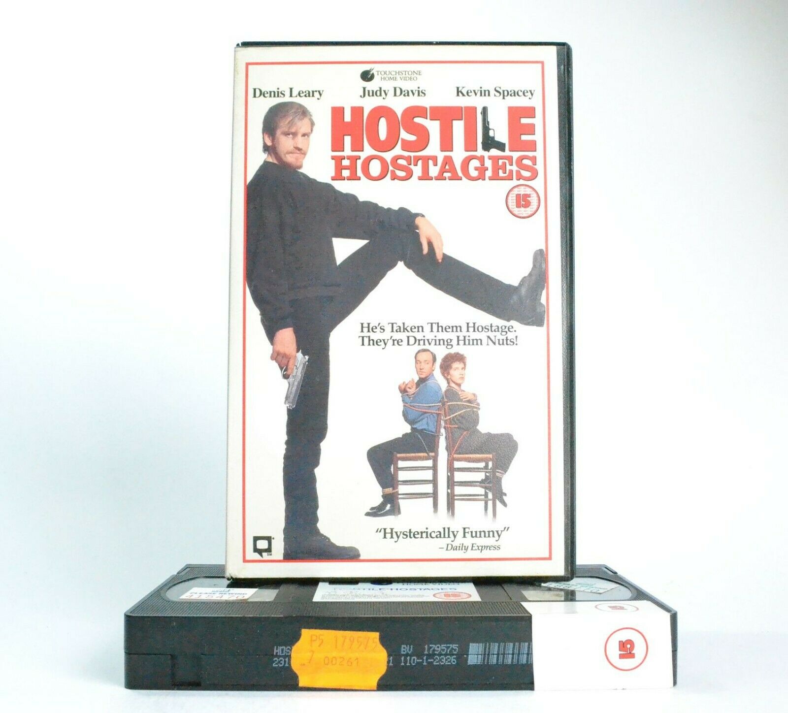 Hostile Hostages: Film By T.Demme - Black Comedy - Large Box - D.Leary - Pal VHS-