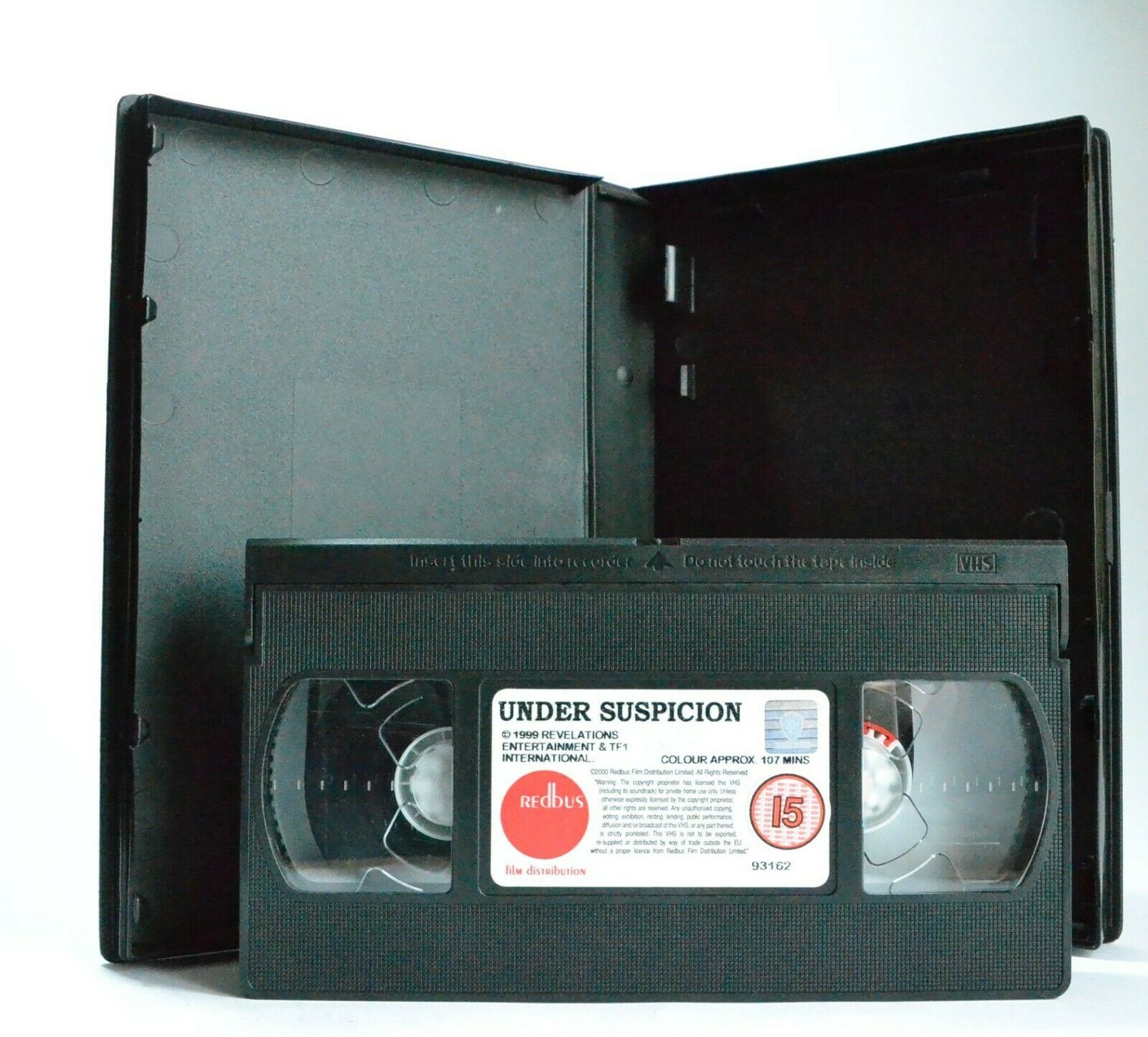 Under Suspicion: Psychological Thriller - Large Box - G.Hackman/M.Freeman - VHS-