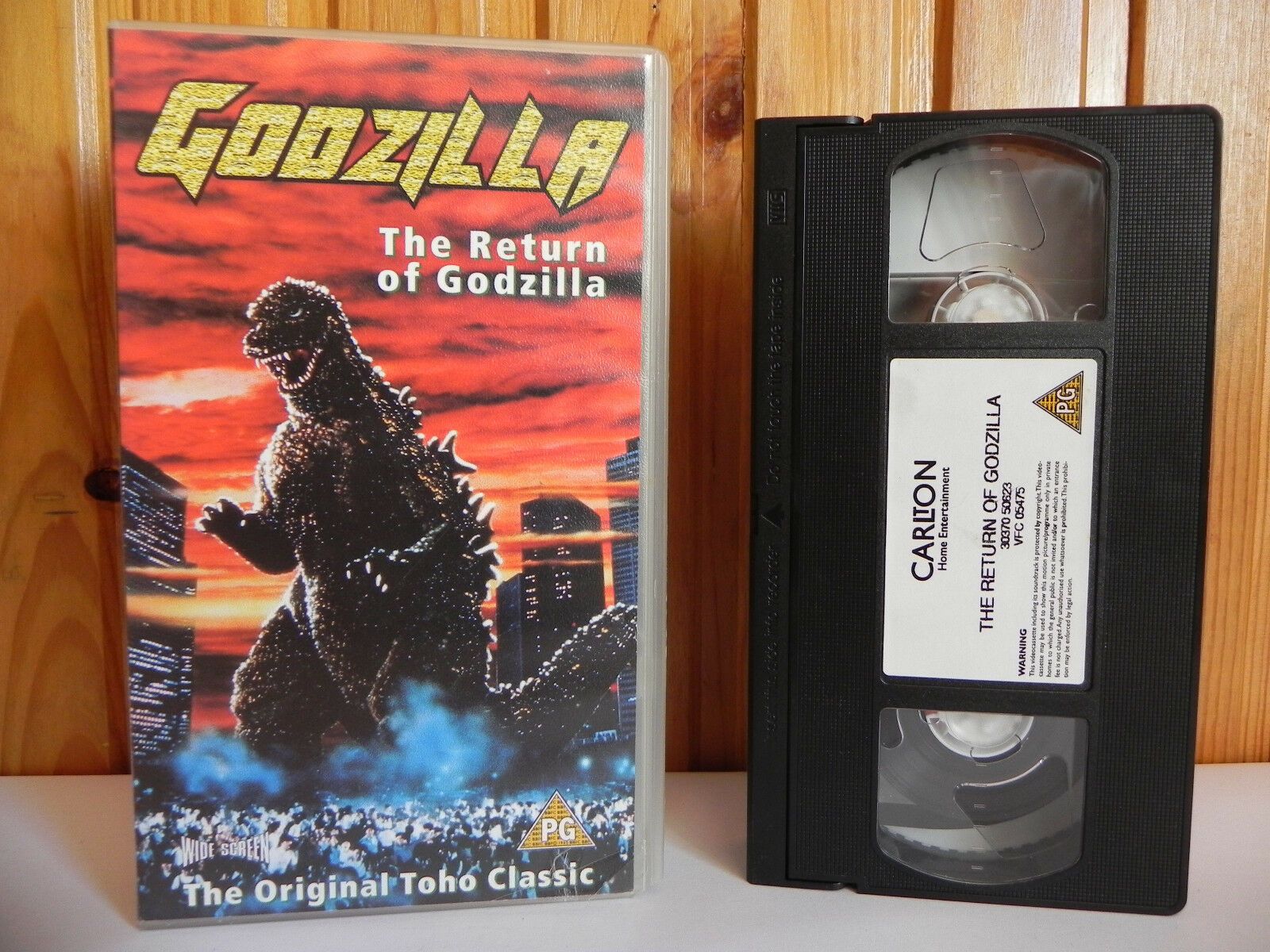 Godzilla - The Return Of Godzilla - Carlton - Sci-Fi - Action - Classic - VHS-